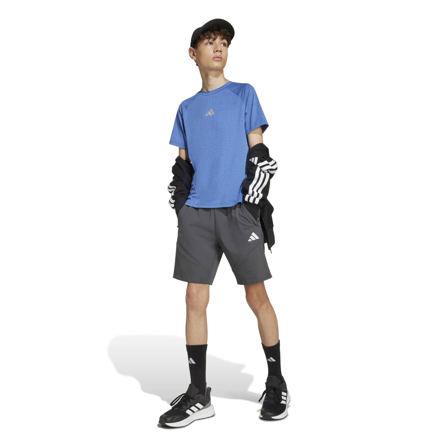 adidas Boys Game Time Training Tee, product, variation 5