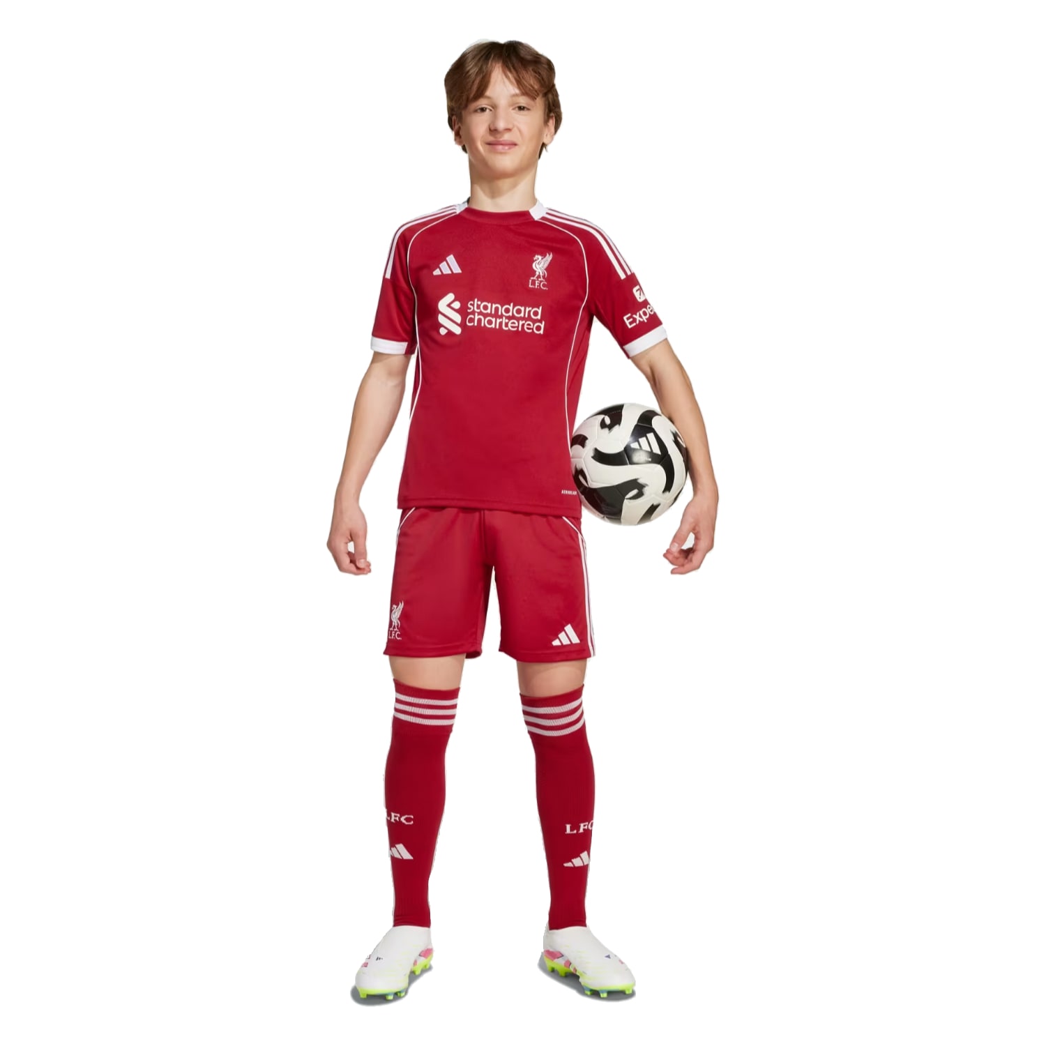 Liverpool Junior Home 25/26 Soccer Jersey, product, variation 7