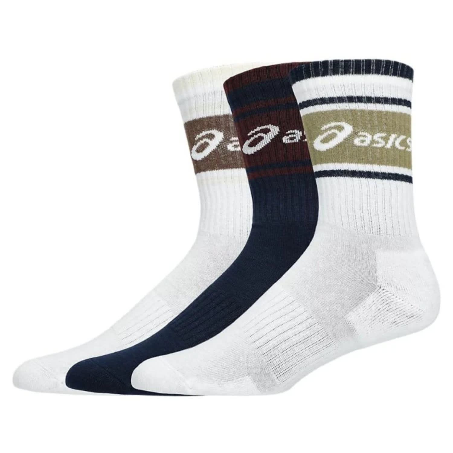 ASICS 3 pack Logo Crew Socks
