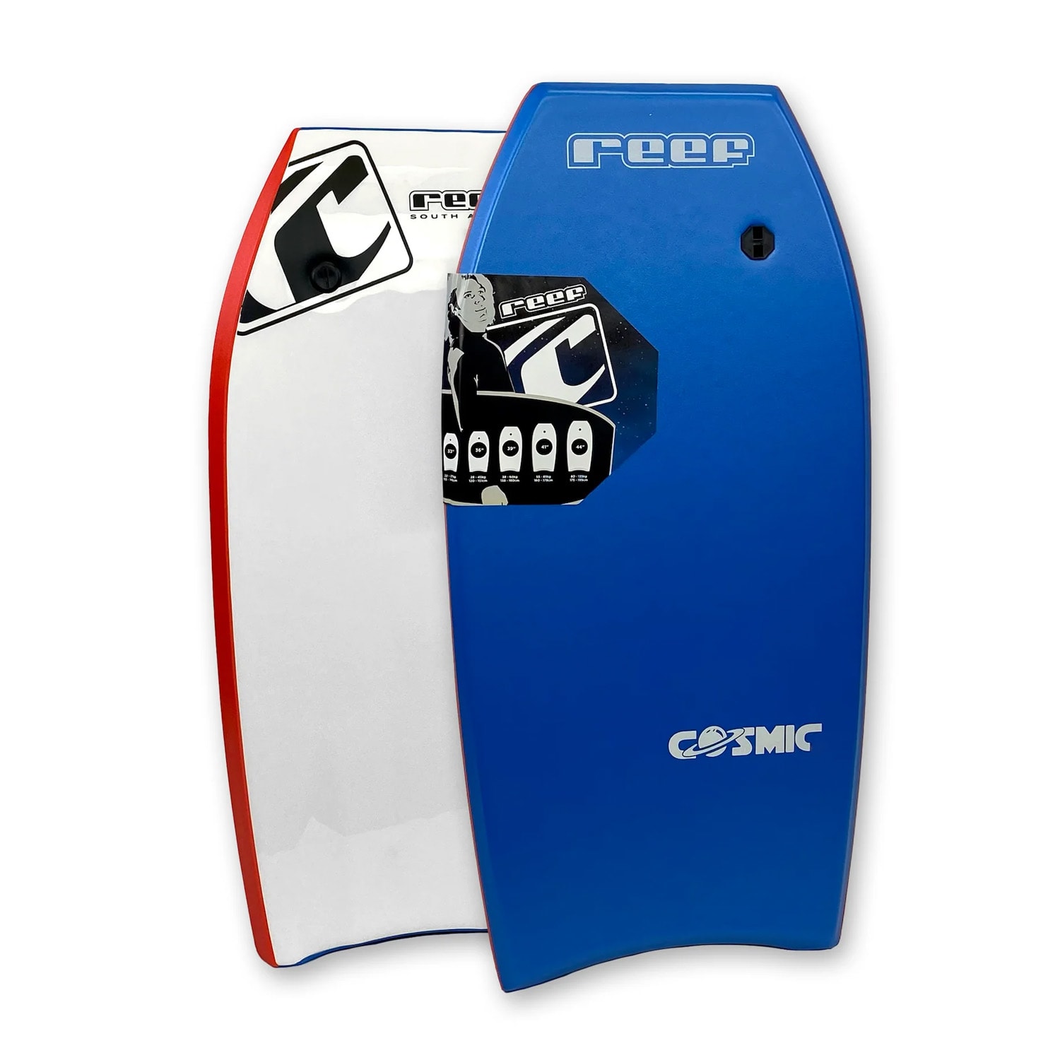 Reef 33 Cosmic Body Board with Coil Leash