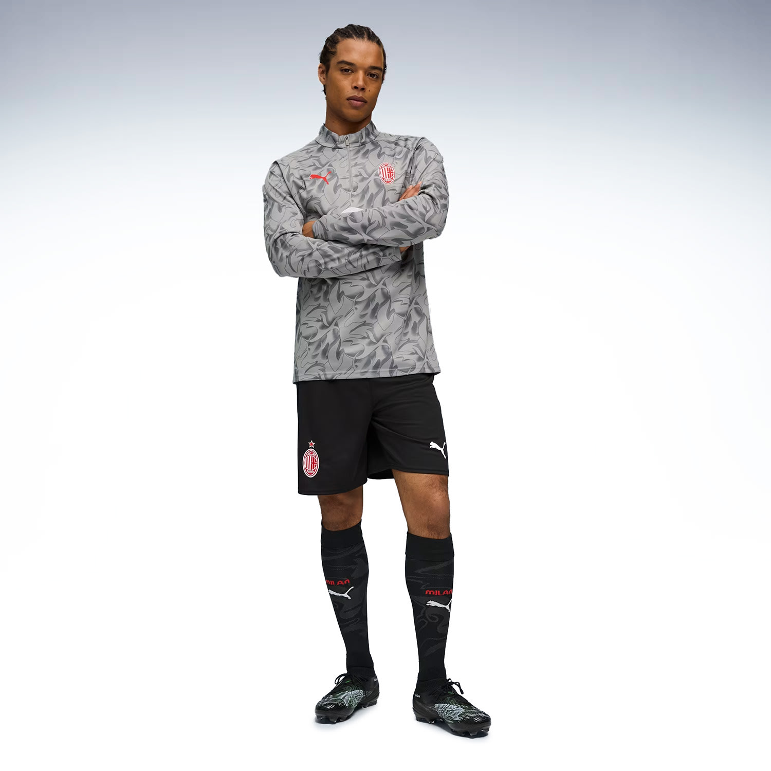 AC Milan Men&#039;s 25/26 Warm Up 1/4 Zip Top, product, variation 5