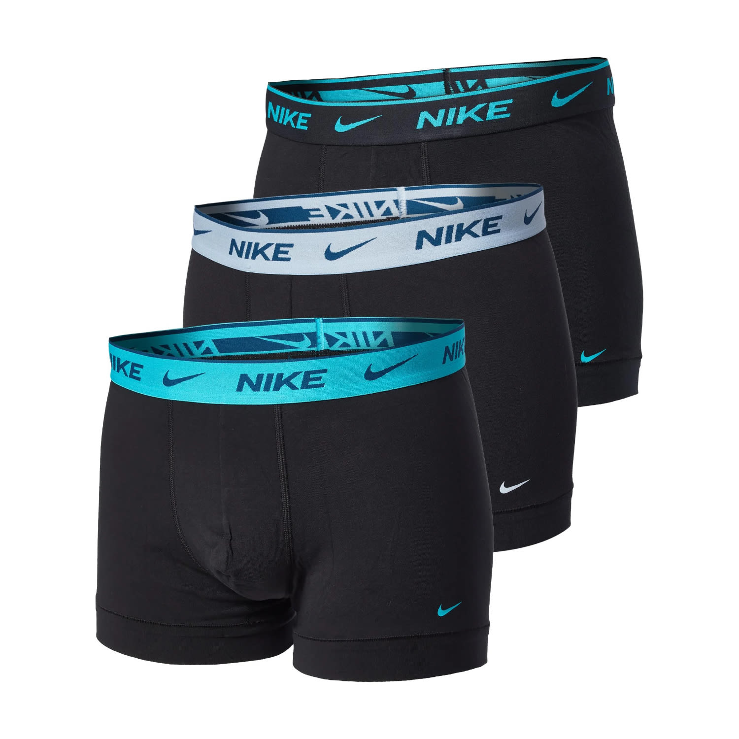 Nike Men's Dri-Fit Everyday Cotton Stretch 3 Pack Trunk