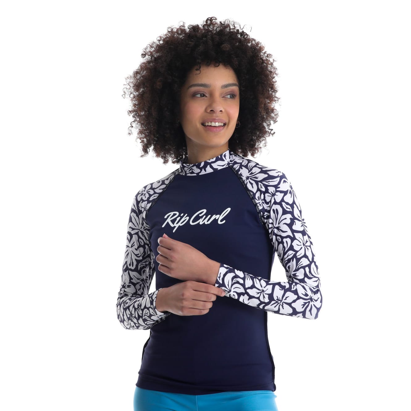 Rip Curl Women&#039;s Las Flores Long Sleeve Rashvest, product, variation 4