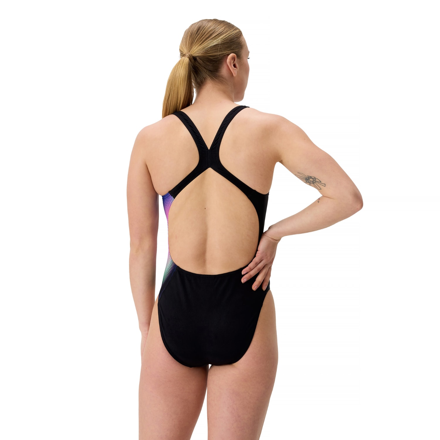 Speedo Women&#039;s FL Placement Printed PowerBack 1 Piece, product, variation 3