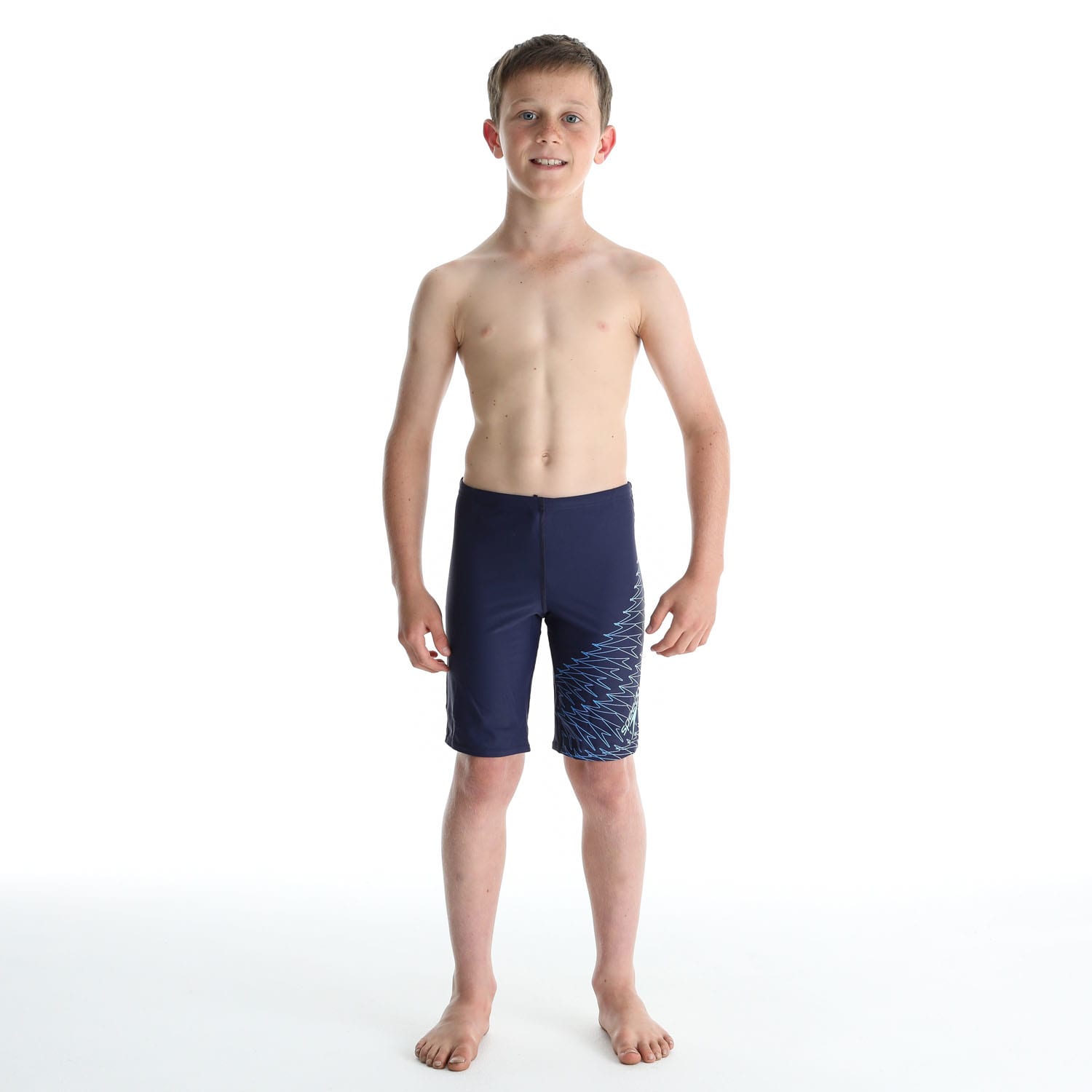 Speedo Boys Medley Logo Swim Jammer, product, variation 2