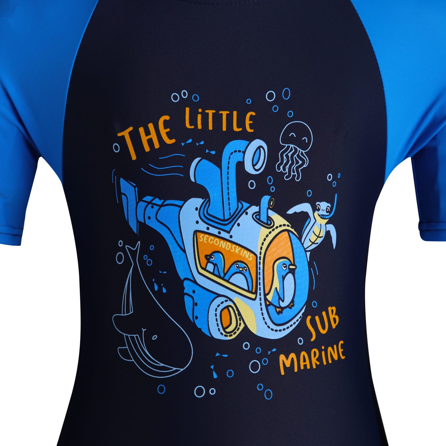 Second Skins Boys Little Submarine Sunsuit, product, variation 2