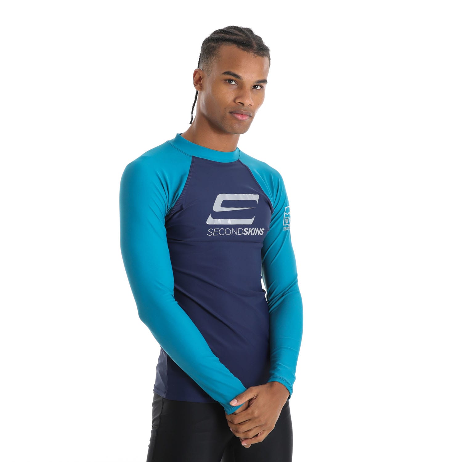 Second Skins Men&#039;s Iconic Long Sleeve Rashvest, product, variation 3