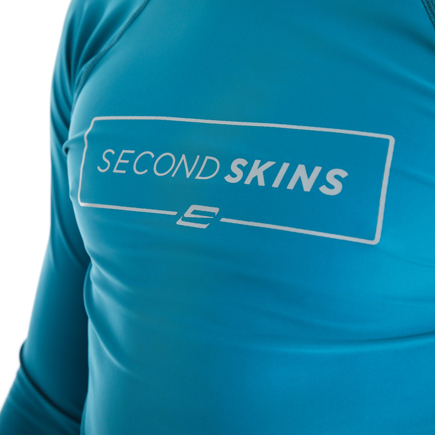 Second Skins Men&#039;s Flash Logo Long Sleeve Rashvest, product, variation 5