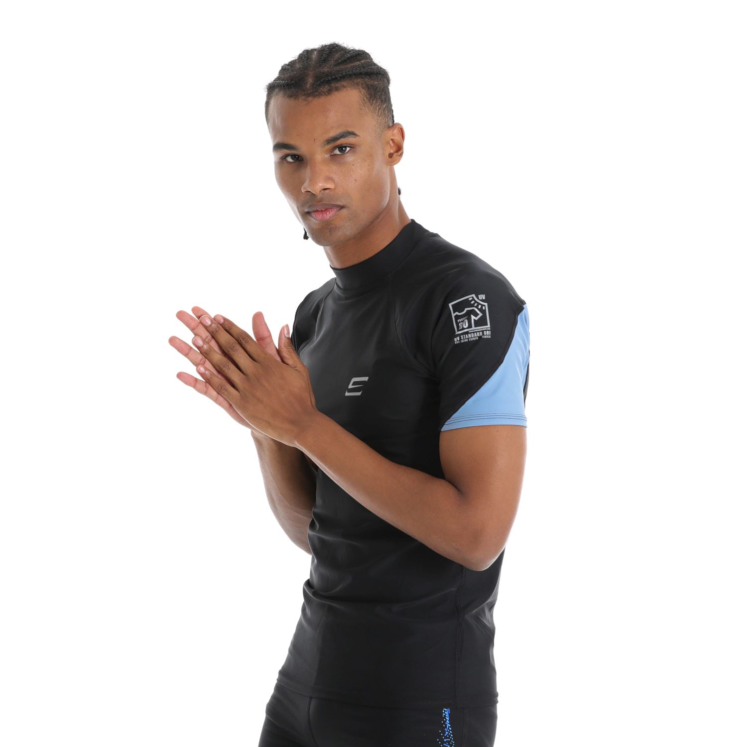 Second Skins Men&#039;s  Basic Wave Short Sleeve Rashvest, product, variation 2