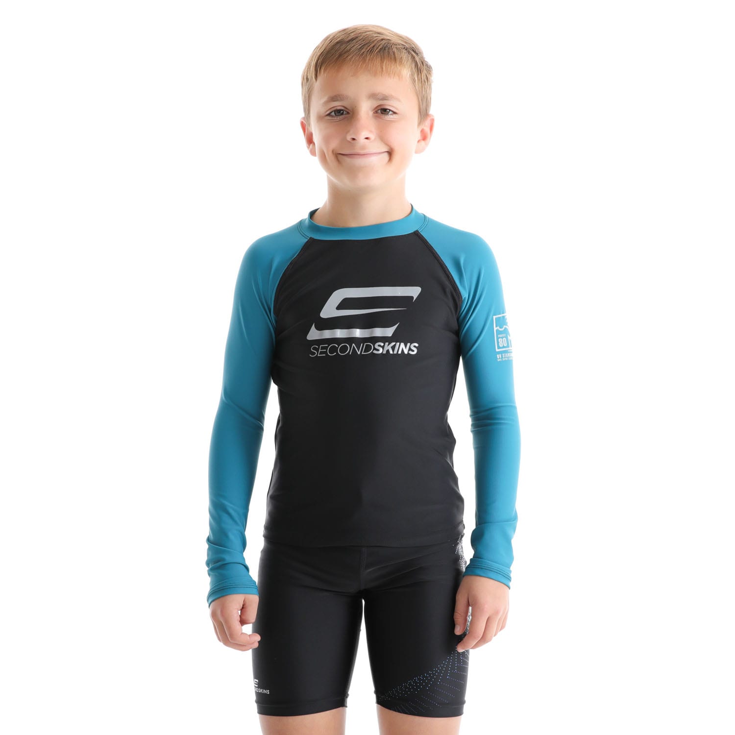 Second Skins Boys Iconic Long Sleeve Rashvest