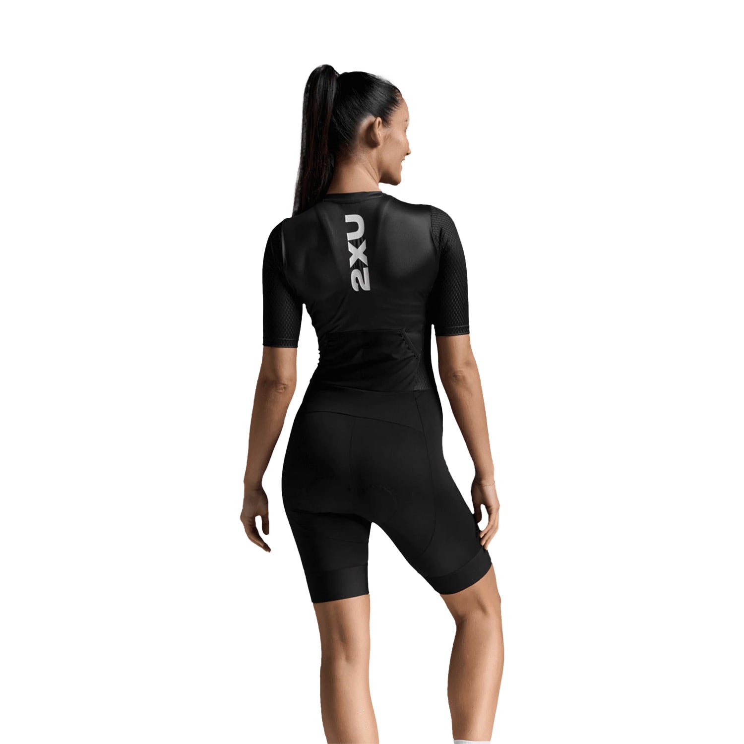 2XU Womens Hex Short Sleeved Trisuit, product, variation 2
