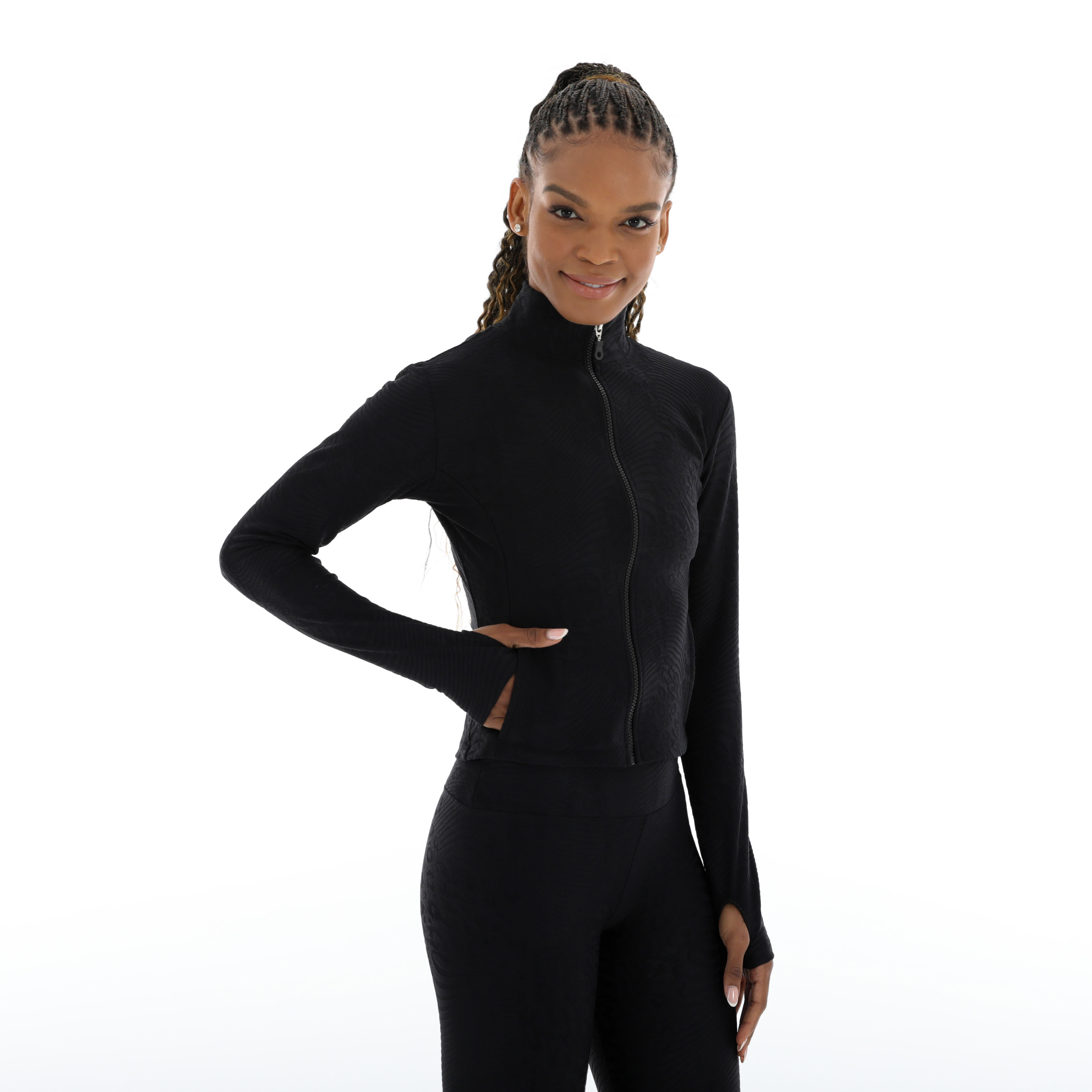 OTG Women&#039;s Texture Animal Gym Jacket, product, variation 2