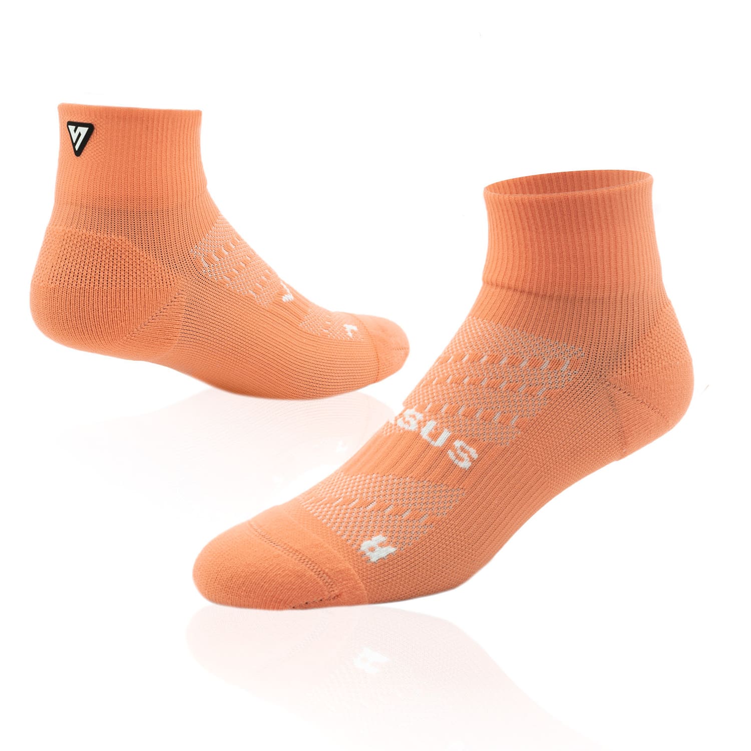 Versus Peach Active Quarter Length Socks