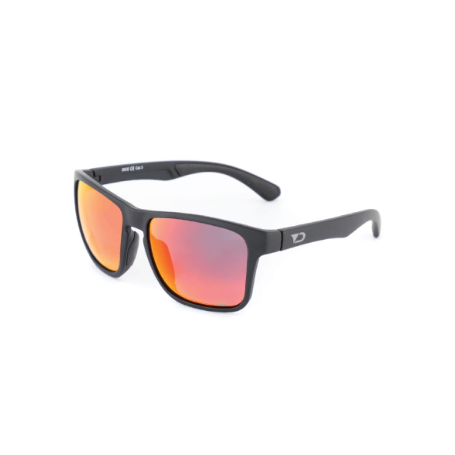 D'Arcs Dice AURA HD Black/Red Revo Sunglasses