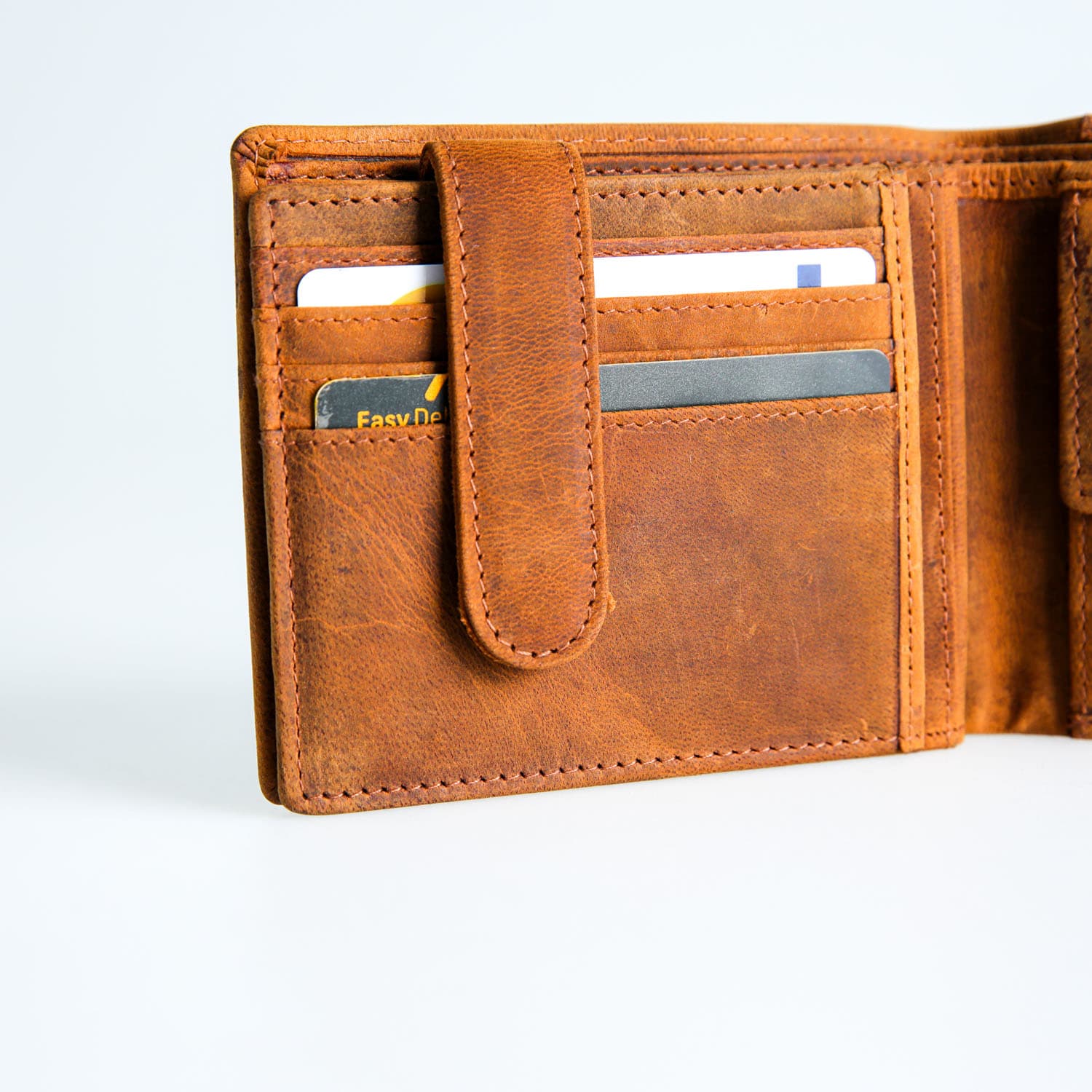 Bossi Boabab Leather Executive Billfold Goat Oily Hunter - Reddish Tan, product, variation 7