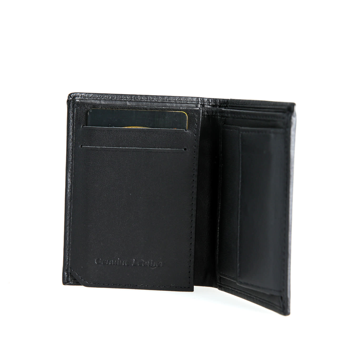 Bossi Mopane Mens Leather Medium Cardholder Wallet - Black, product, variation 7