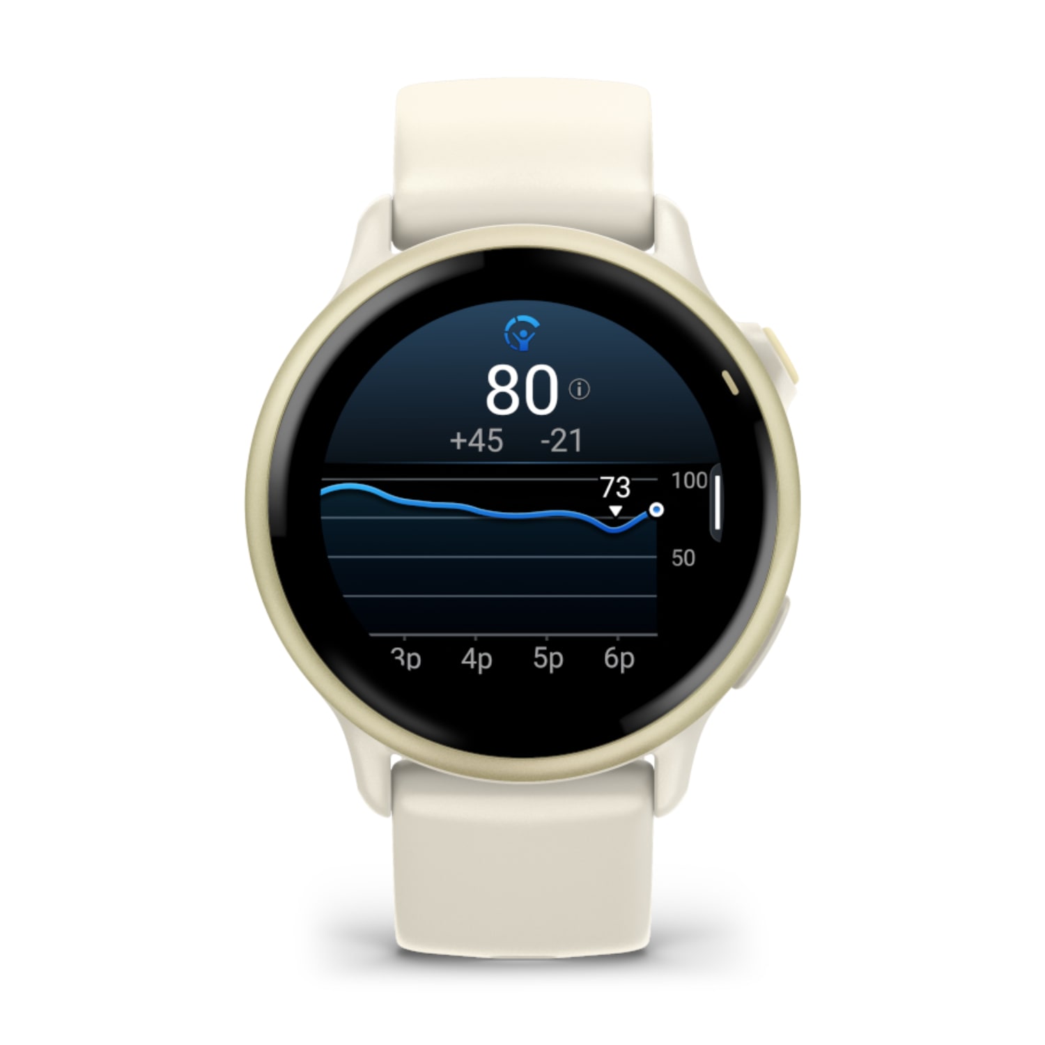 Garmin Vivoactive 6 Health and Fitness GPS Smart Watch - White, product, variation 8