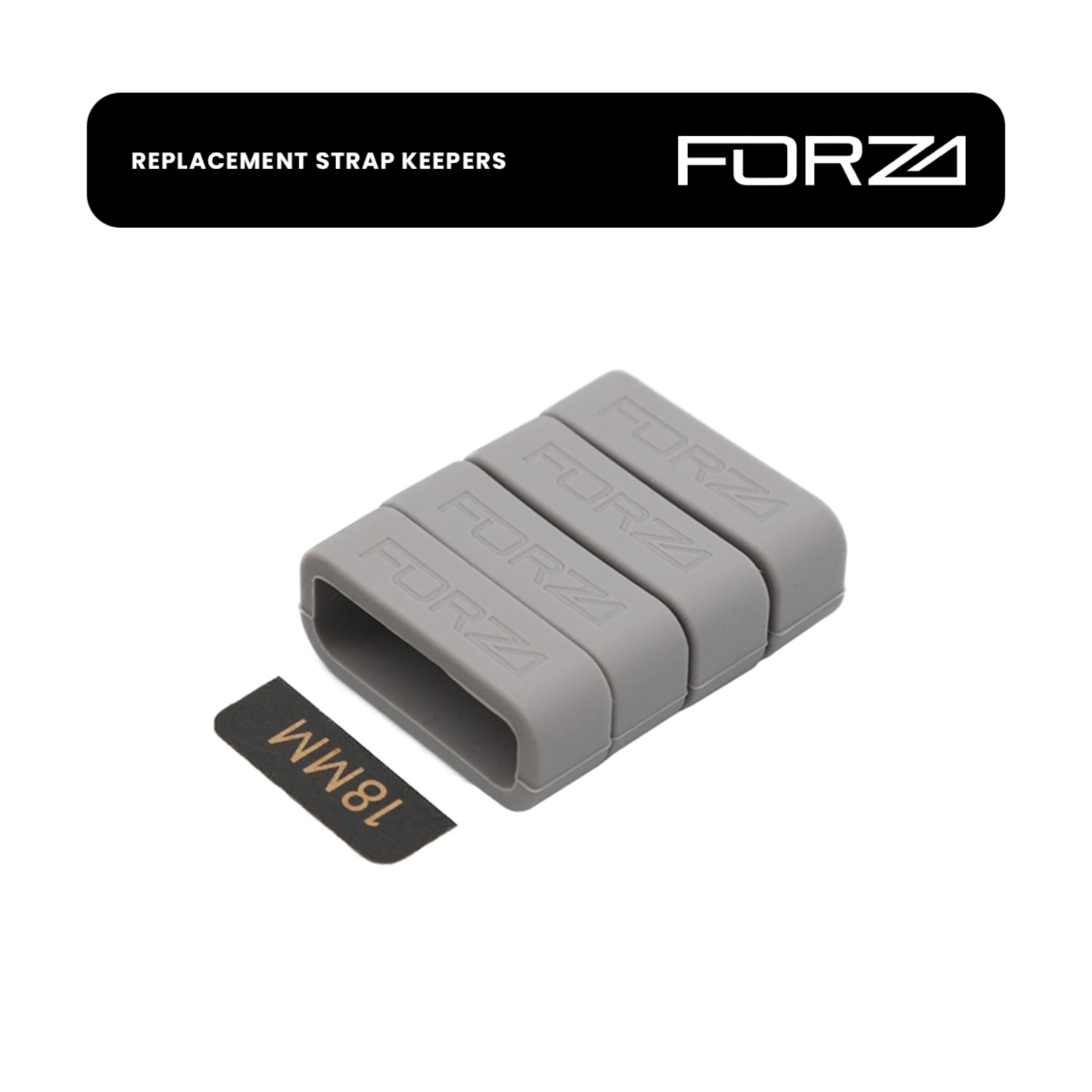 FORZA Elite 18mm Universal Watch Keeper (4 Pack), product, variation 9