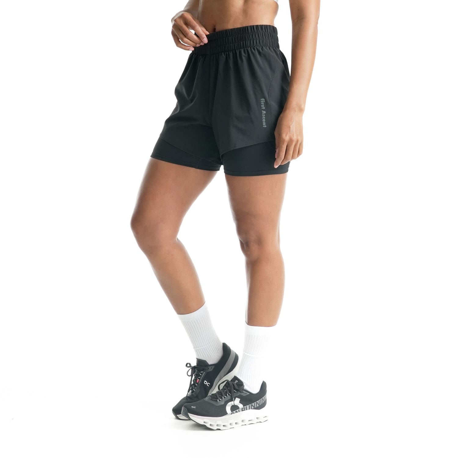 First Ascent Women&#039;s Corefit 2-in-1 Running Short, product, variation 4