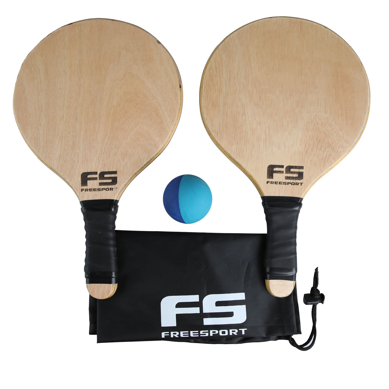 Freesport Solid Wood 2.0 Beach Bat Set