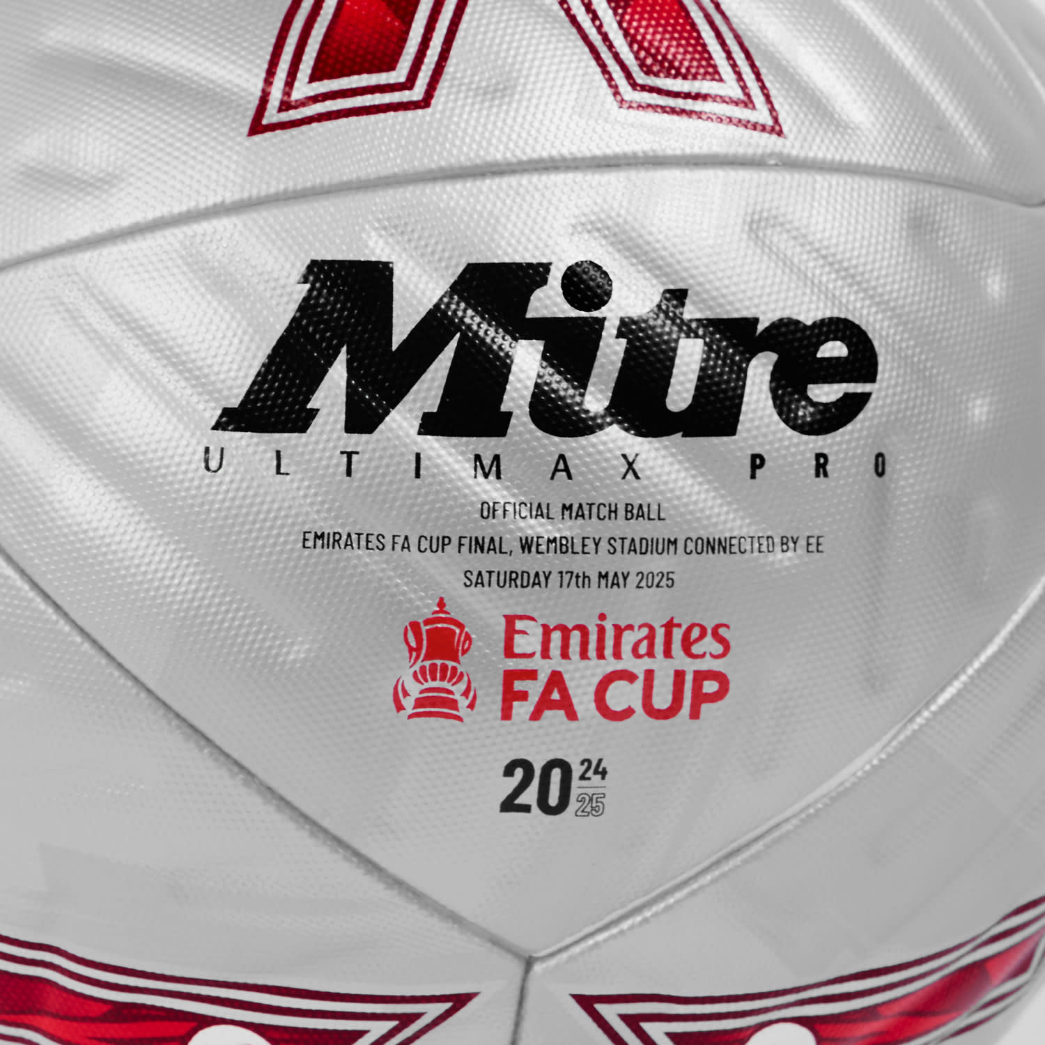 Mitre FA Cup Final Ultimax Pro 25 Soccer Ball, product, variation 4