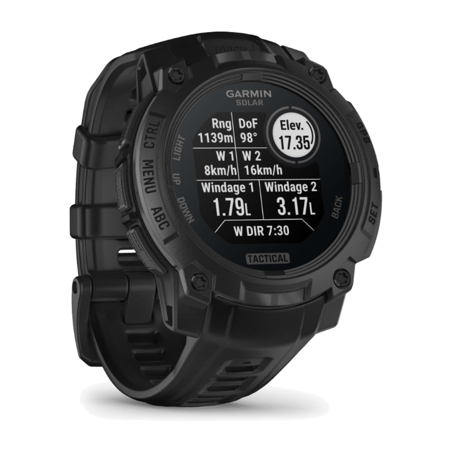 Garmin Instinct 3 Tactical Solar 45mm Rugged GPS Smartwatch, product, variation 6