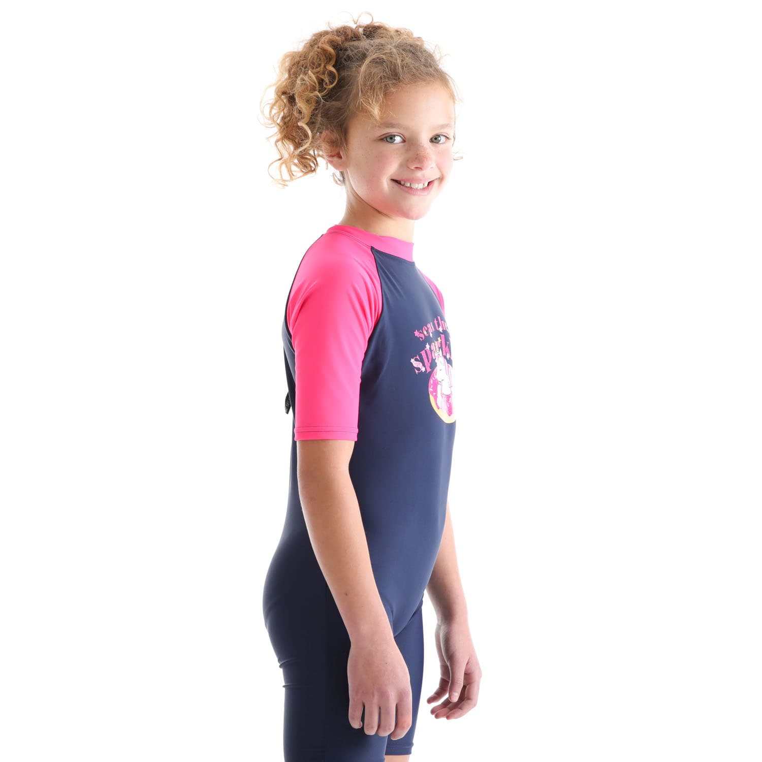 Second Skins Girls Seas The Sparkle SS Sunsuit, product, variation 3