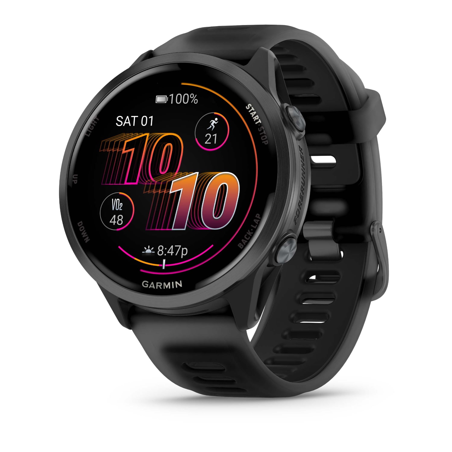 Garmin Forerunner 570 47mm Advanced GPS Running Smartwatch - Black