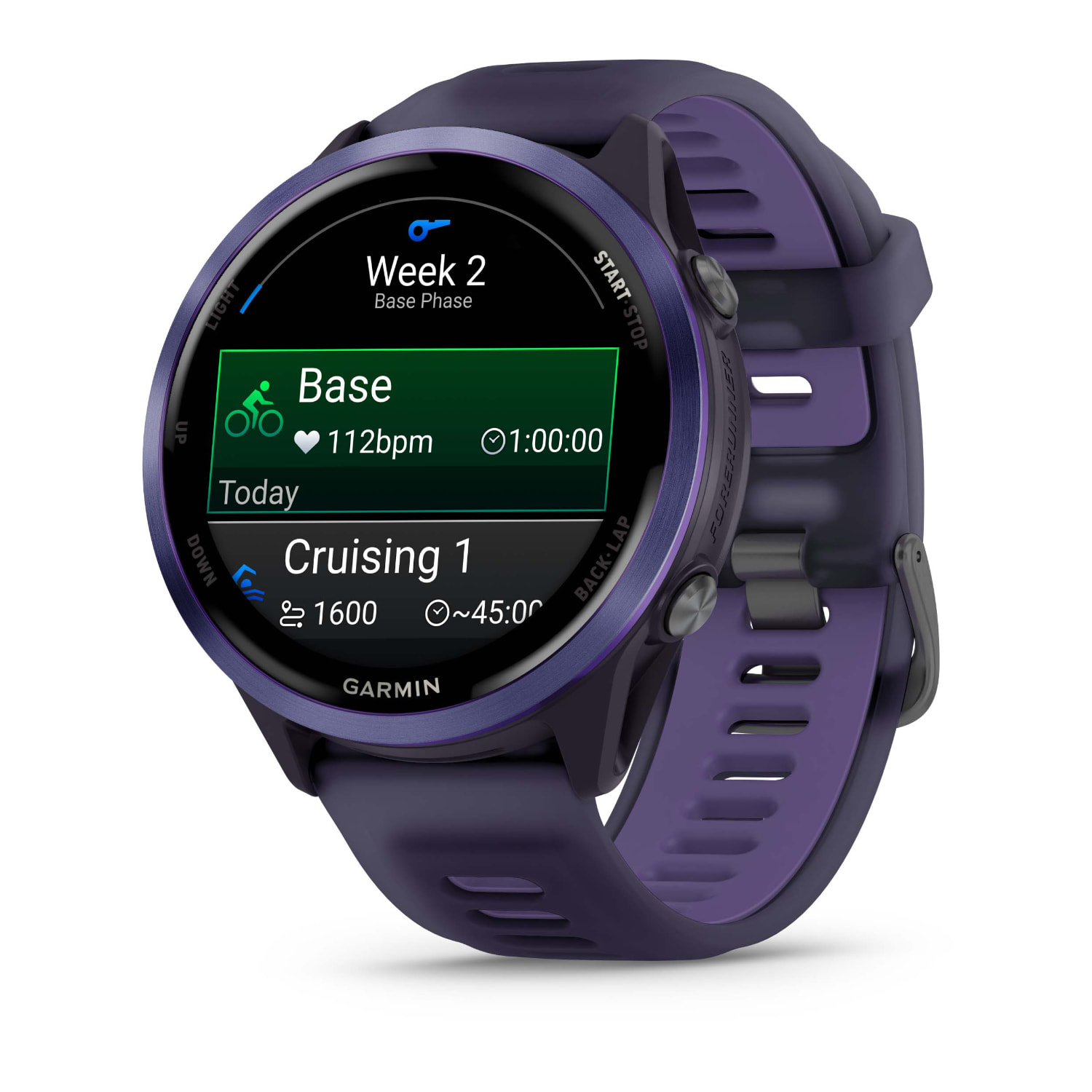 Garmin Forerunner 570 47mm Advanced GPS Running Smartwatch - Purple/Indigo