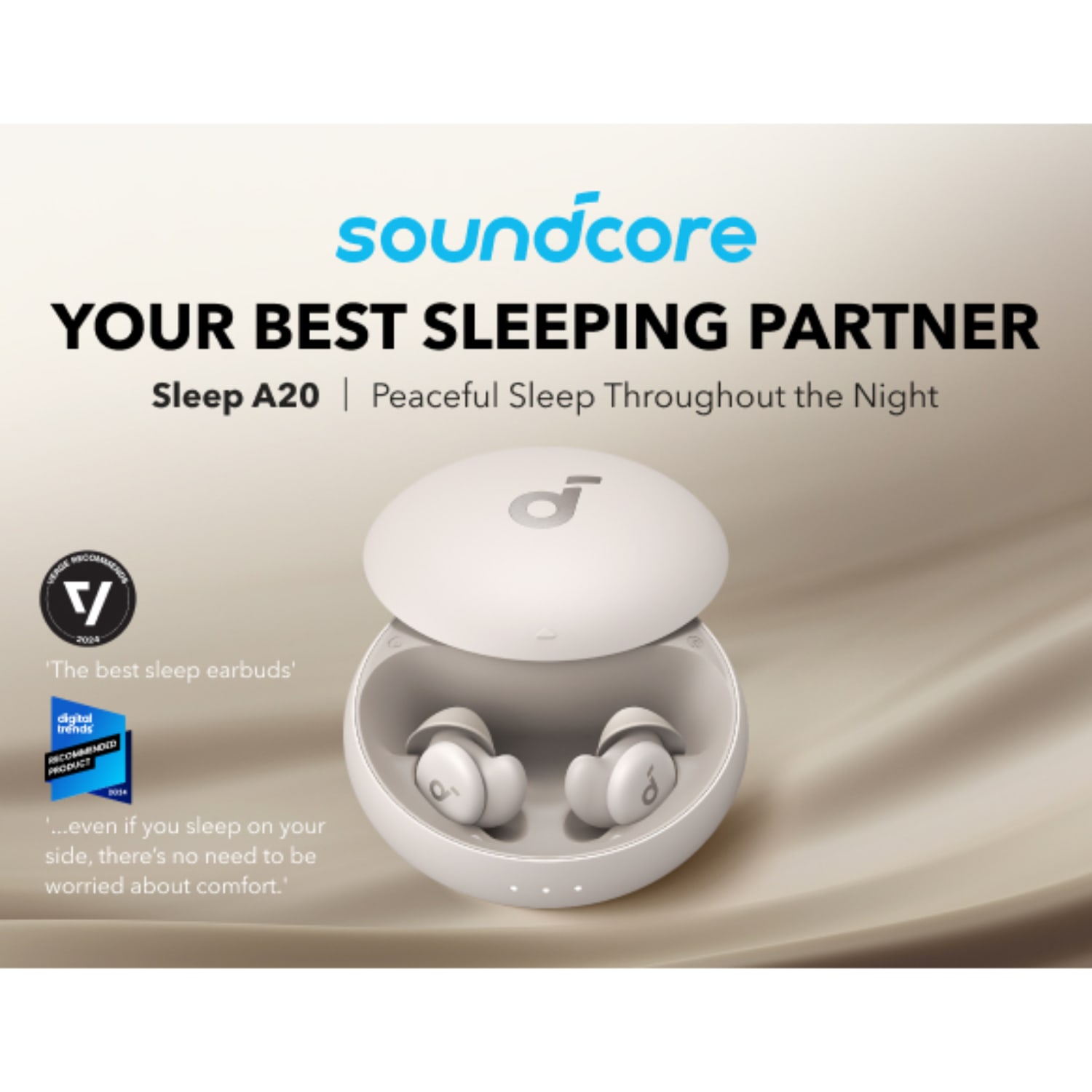 Soundcore Sleep A20 Bluetooth Earphones, product, variation 6