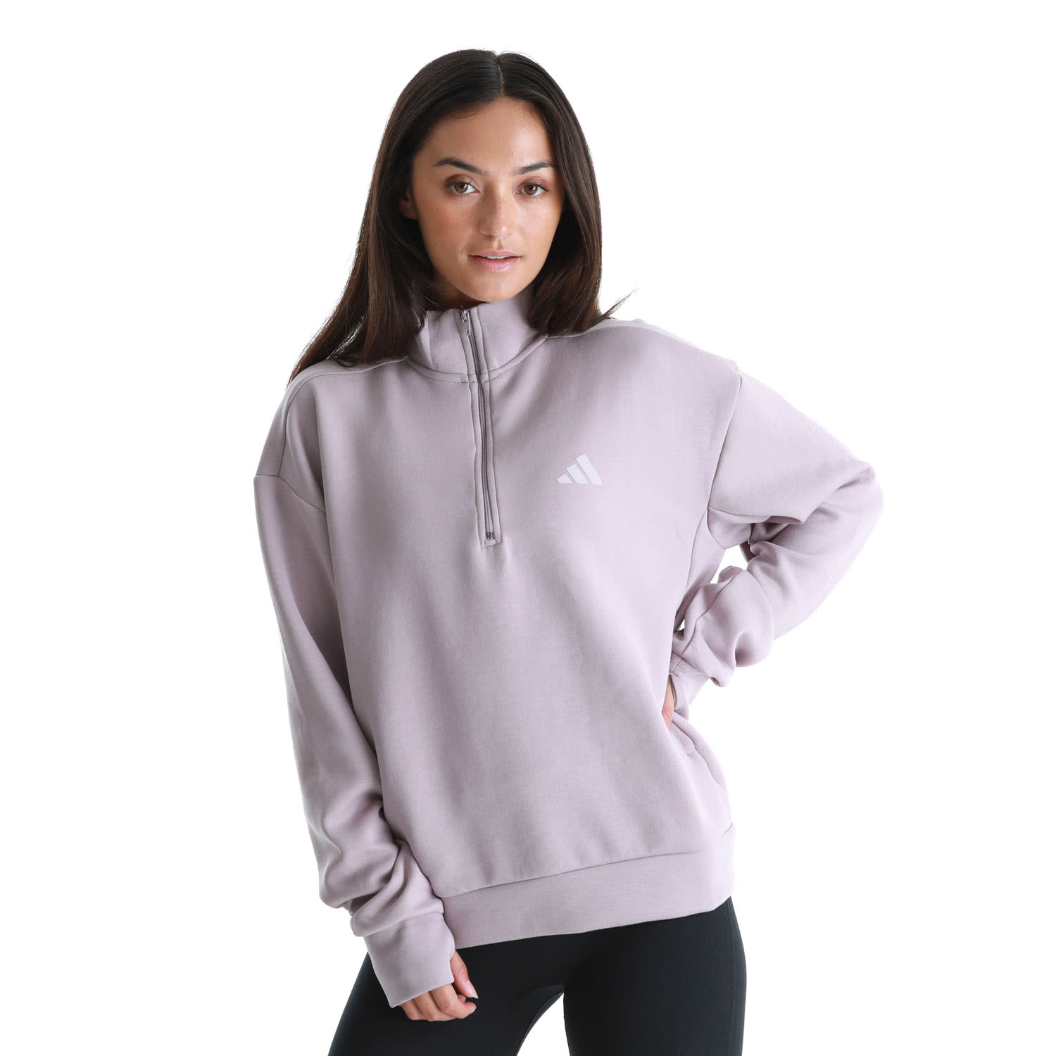 adidas Women's Tech Fleece 1/4 Zip Sweattop
