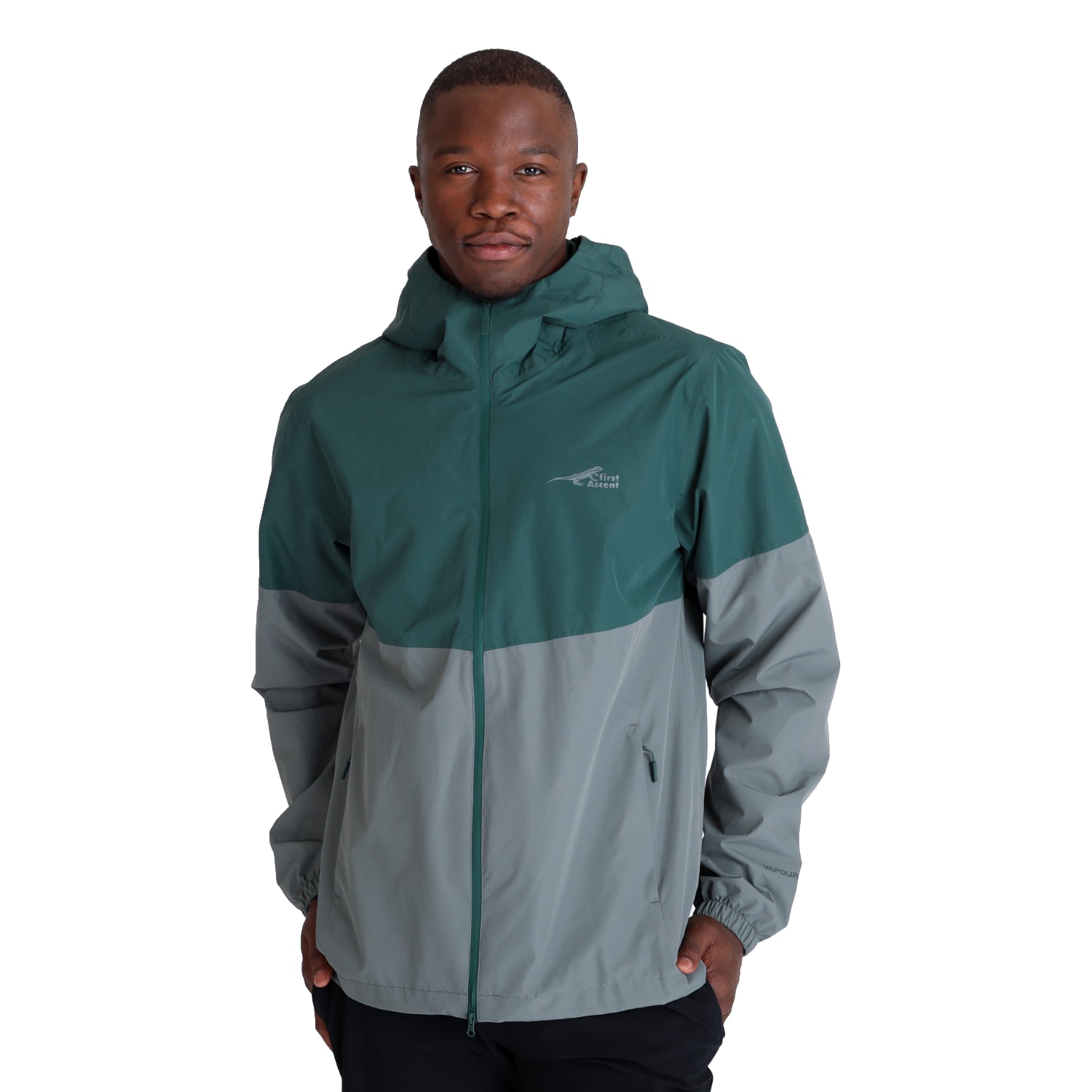 First Ascent Men's Downpour Waterproof Rain Jacket