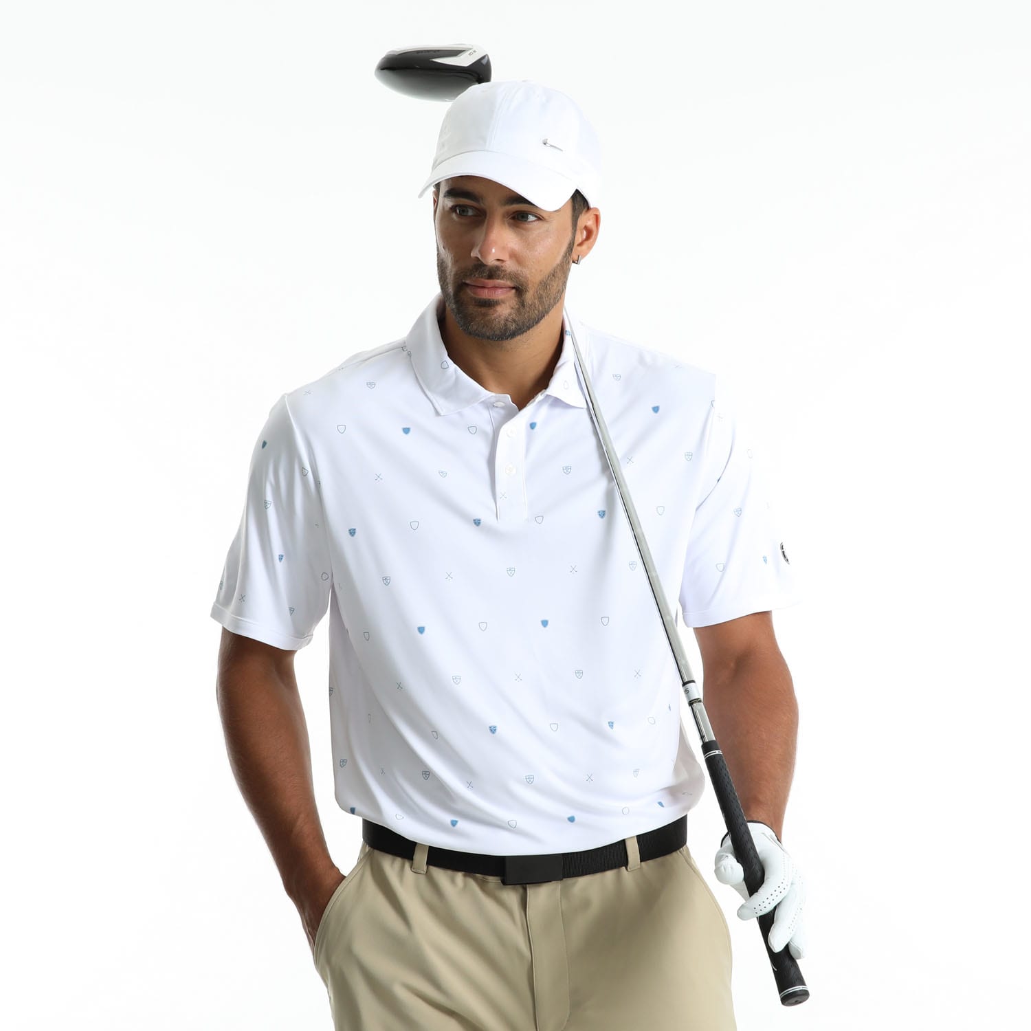 Nike Men's Golf Par Polo Print Shield