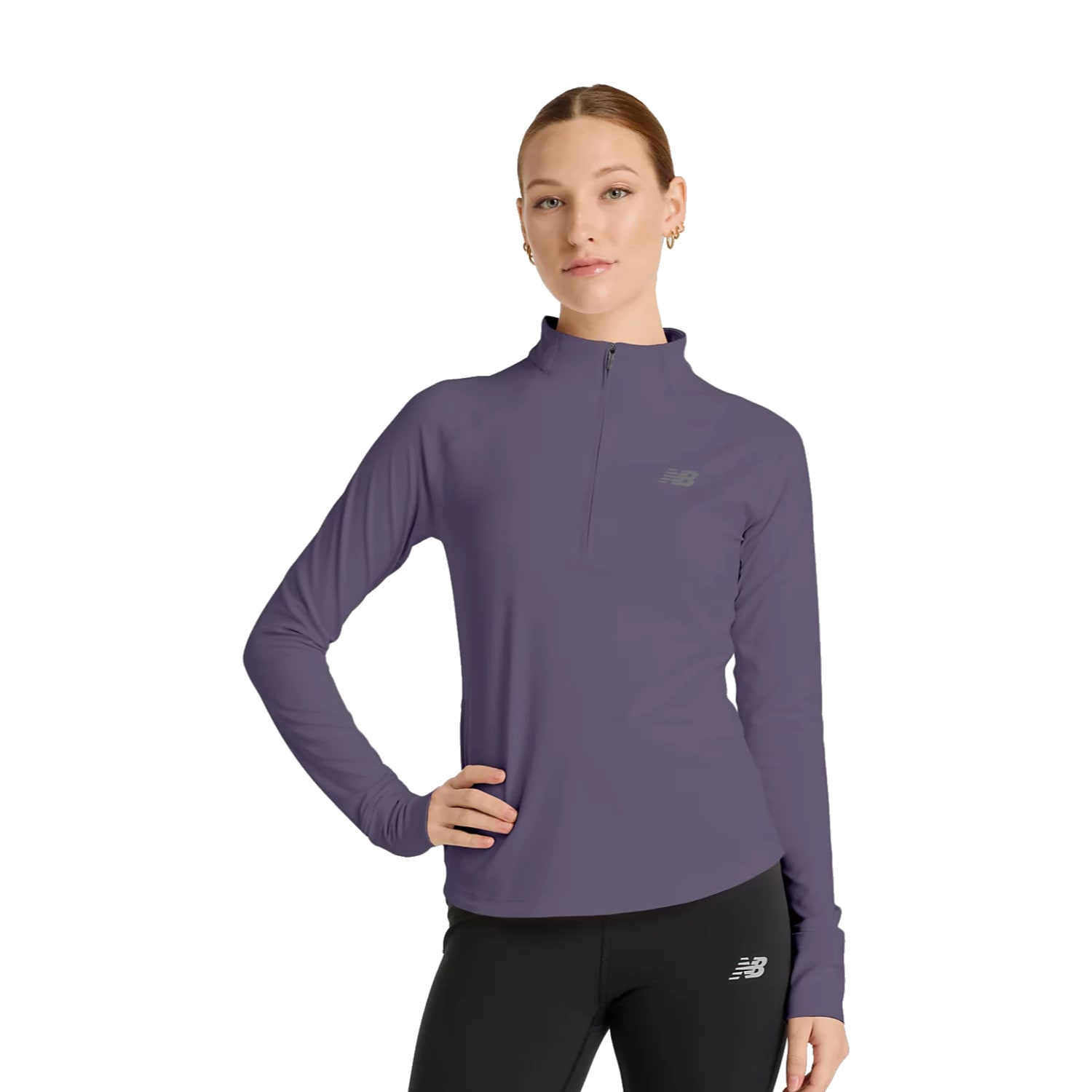 New Balance Women's Athletics Harmony 1/2 Zip Running Long Sleeve