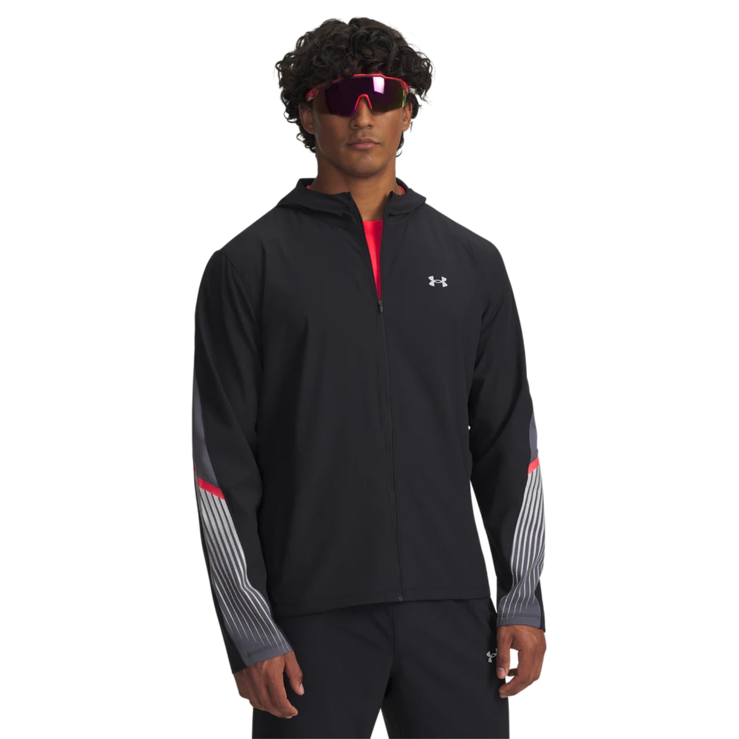 Under Armour Men's Velociti Storm Hooded Running Jacket