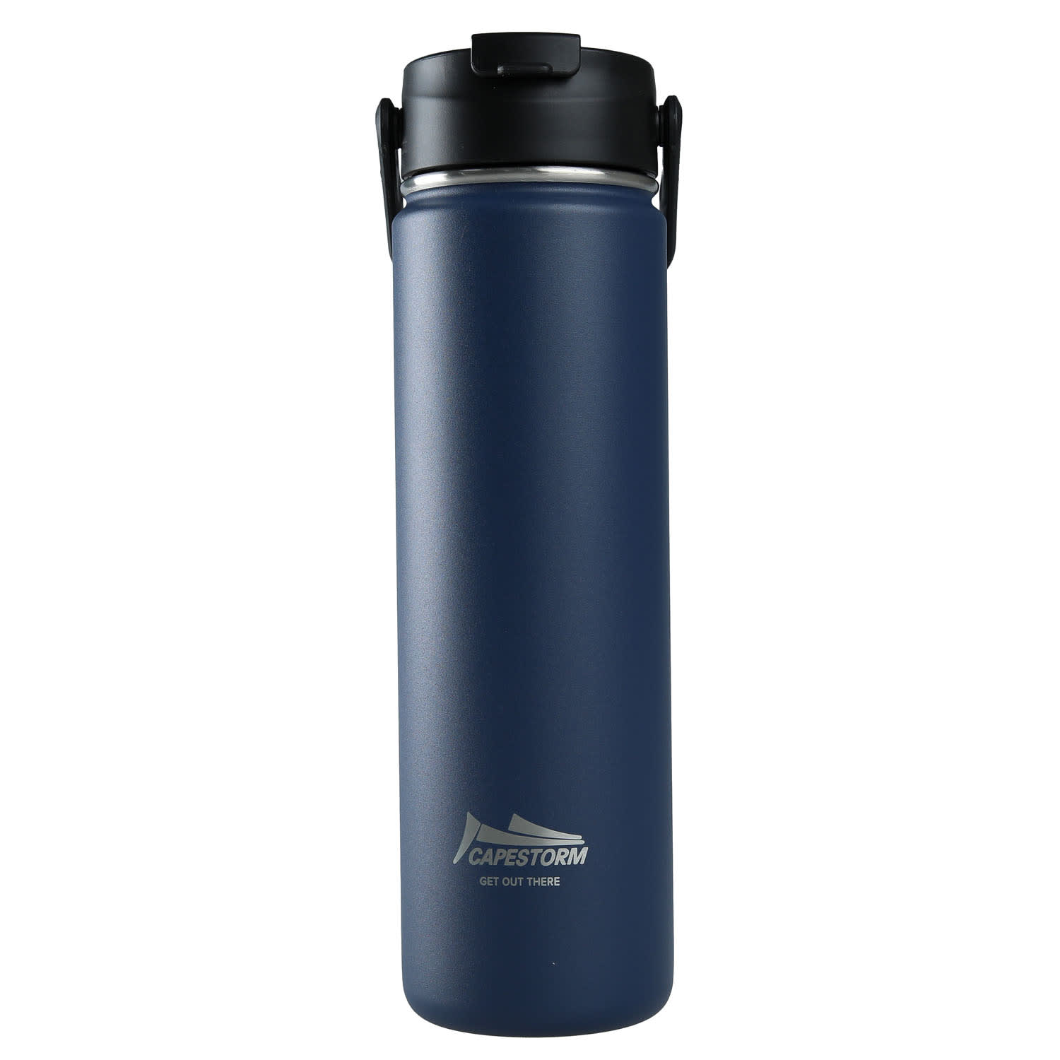 Capestorm 650ml Double Wall Vacuum Water Bottle with Dual-Sip Lid - Navy