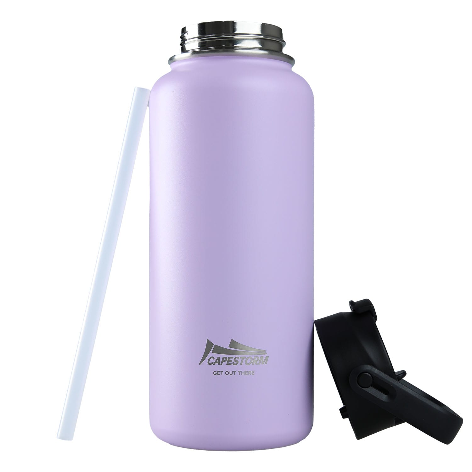 Capestorm 946ml Double Wall Vacuum Water Bottle with Dual-Sip Lid - Lilac, product, variation 2
