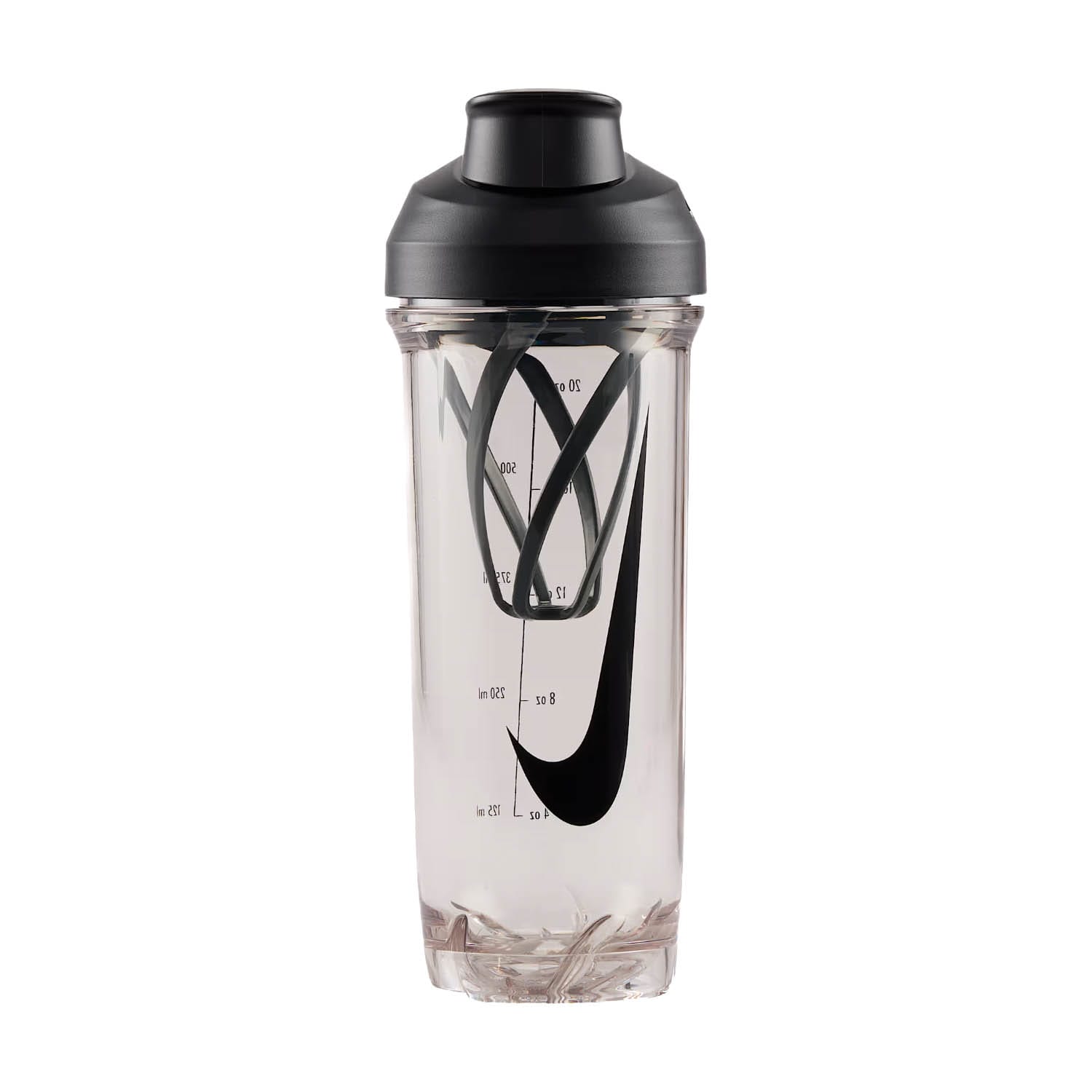 Nike Recharge Shaker Bottle 2.0 24oz - Clear/Black/Anthracite/Black