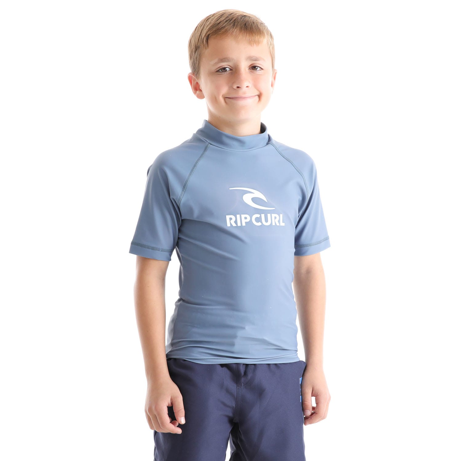 Rip Curl Boys Corpo Short Sleeve Rashvest, product, variation 3