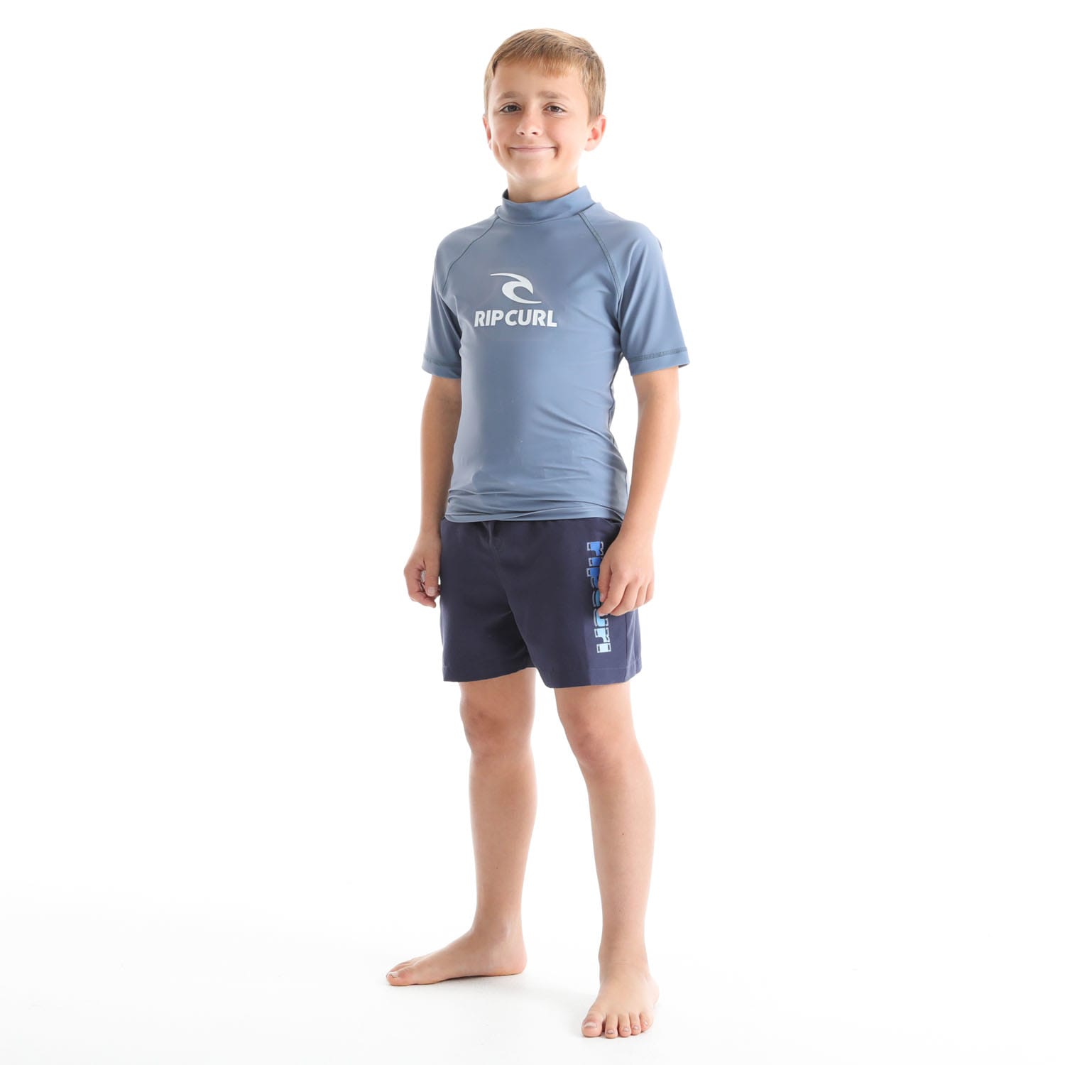 Rip Curl Boys Corpo Short Sleeve Rashvest, product, variation 6