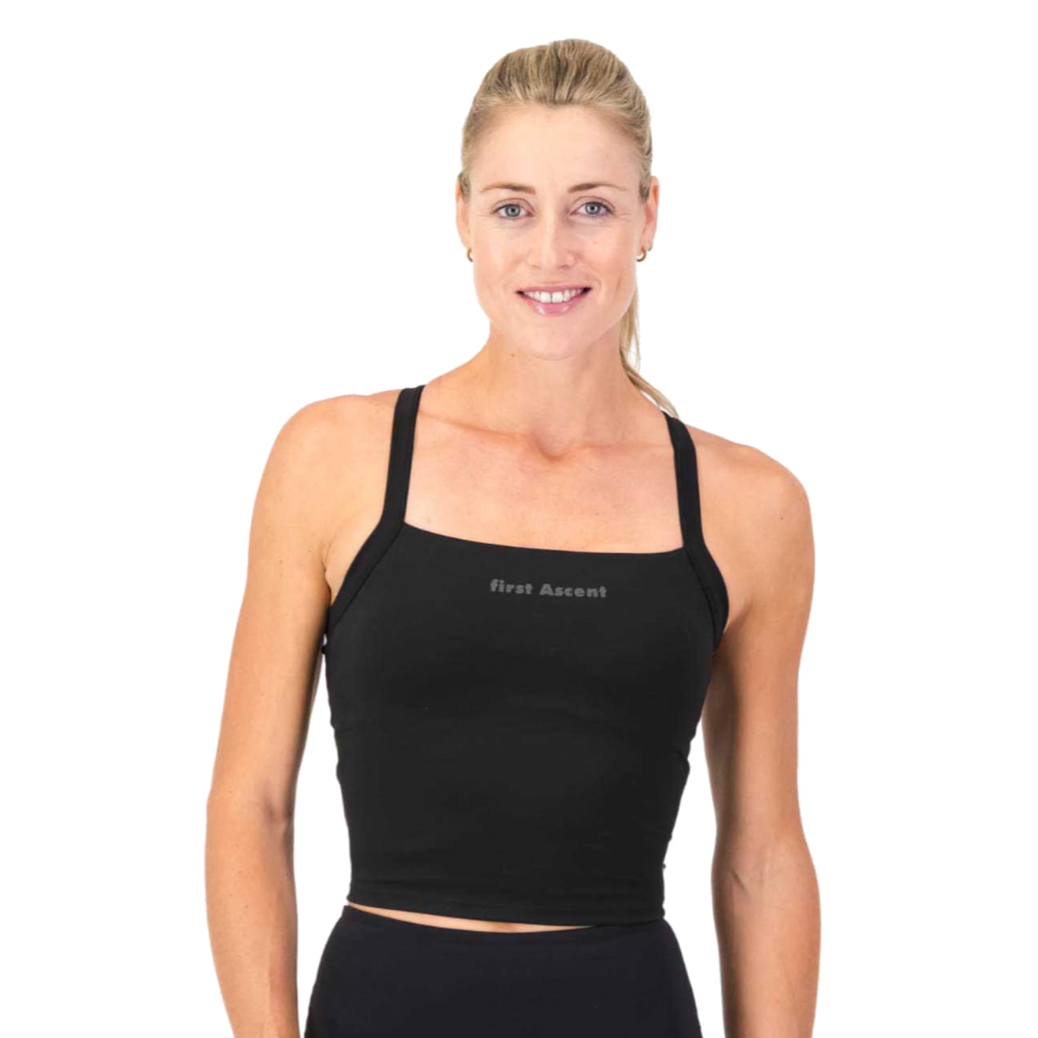 First Ascent Women's Strappy Corefit Supportive Crop