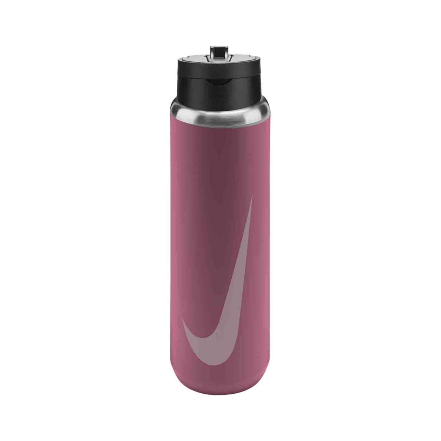 Nike SS Recharge Straw Bottle 24oz Refresh  - Peony/Black/Pink Foam