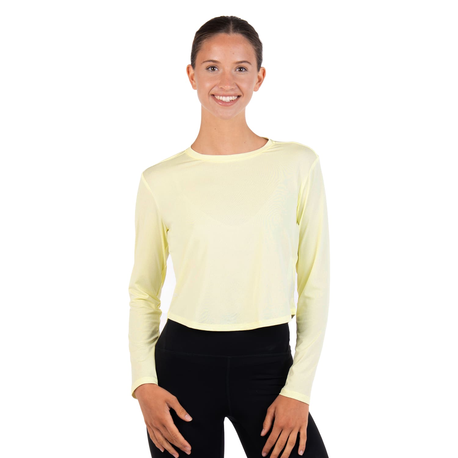 First Ascent Women's Corefit Crop Running Long Sleeve