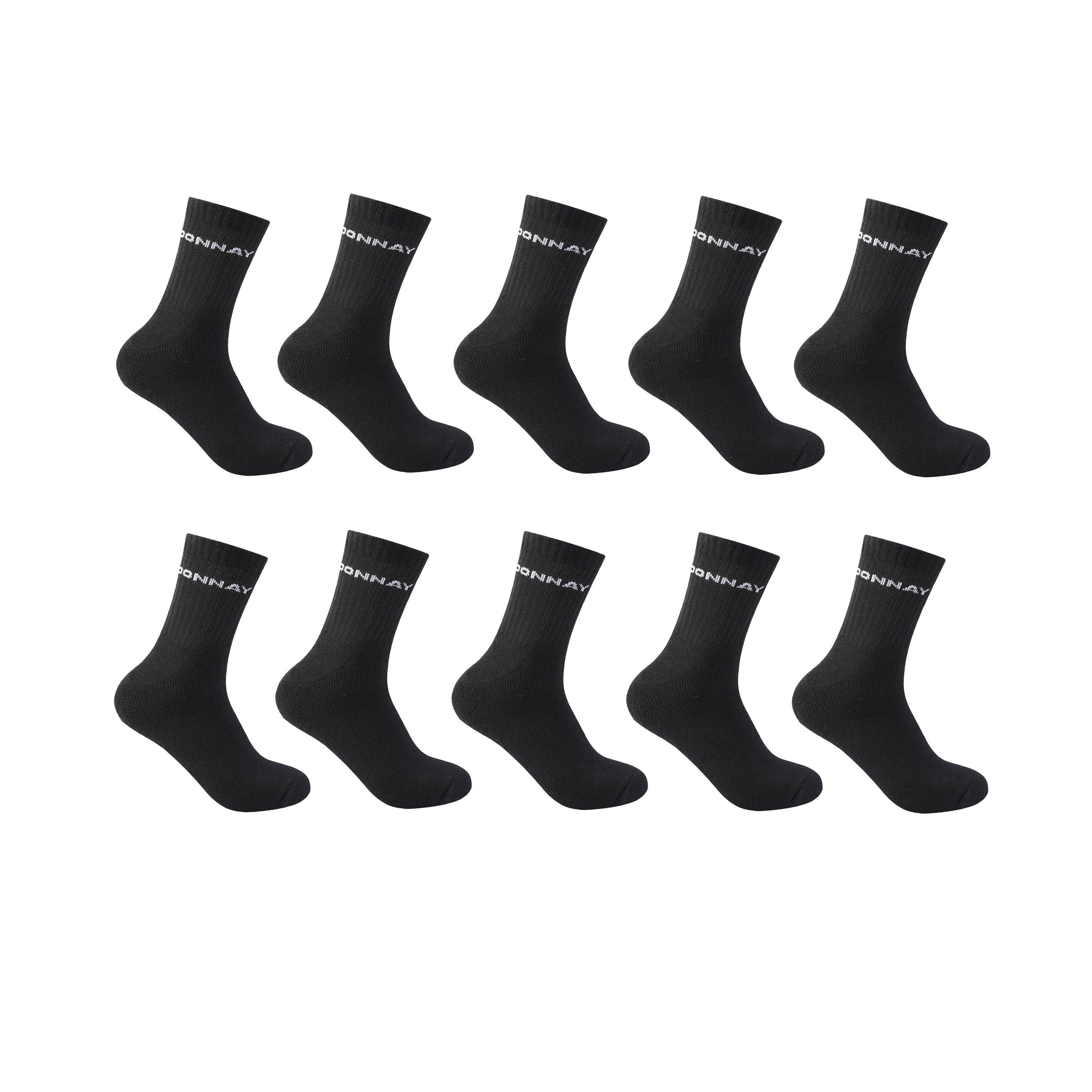 Donnay 10 Pack Quarter Socks Size 1-6