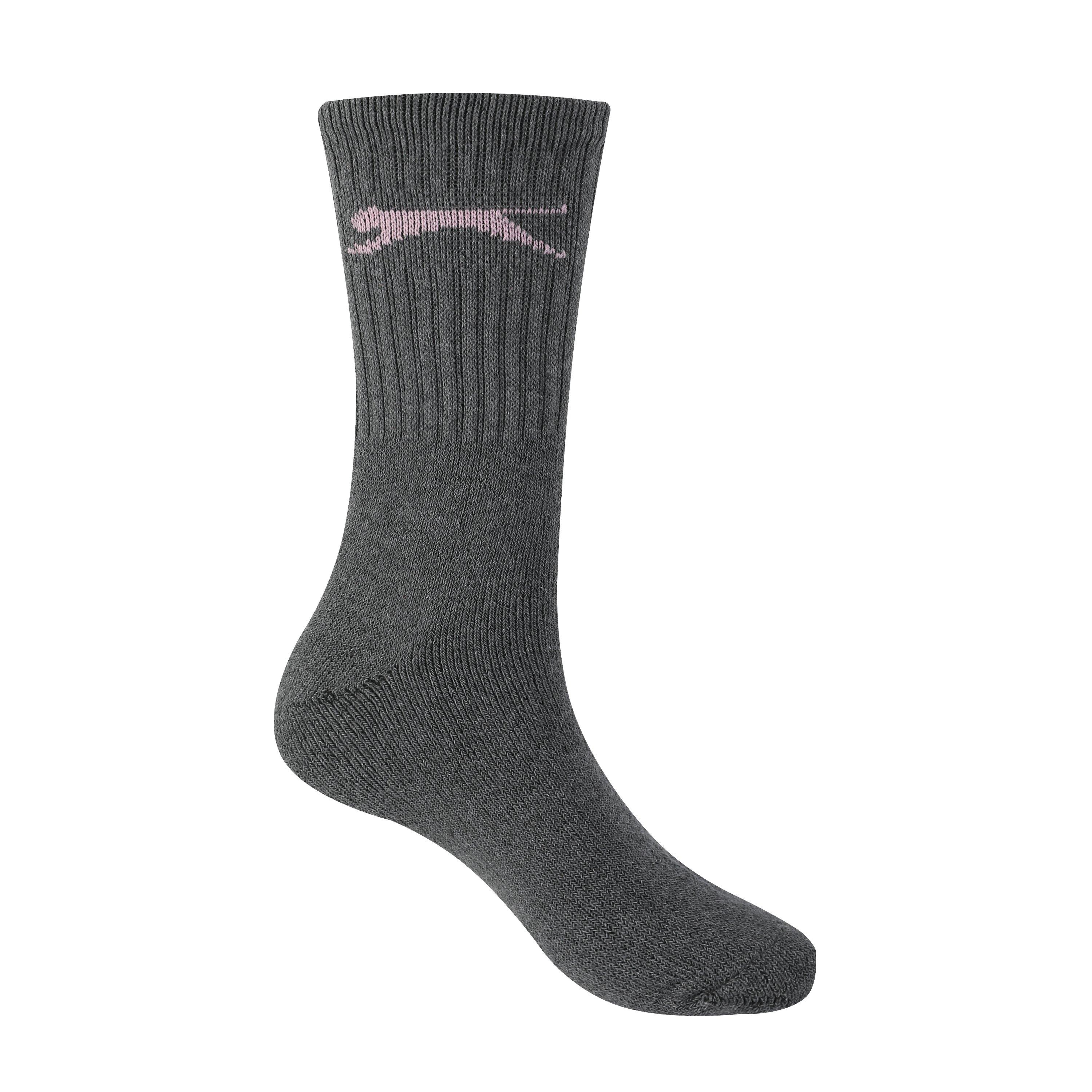 Slazenger 5 Pack Crew Socks Size 4-8, product, variation 3