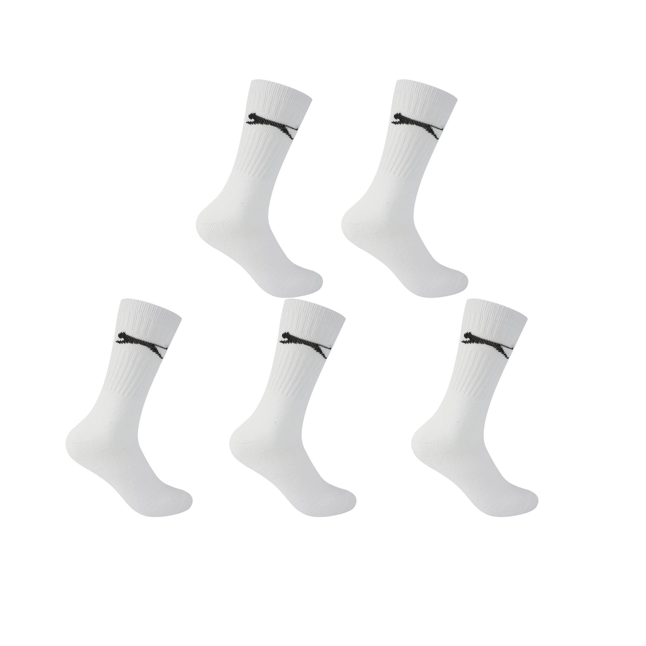 Slazenger 5 Pack Crew Socks Size 7-11