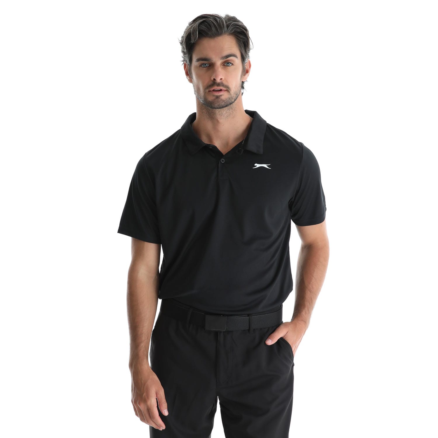 Slazenger Men&#039;s Golf Solid Polo, product, variation 3