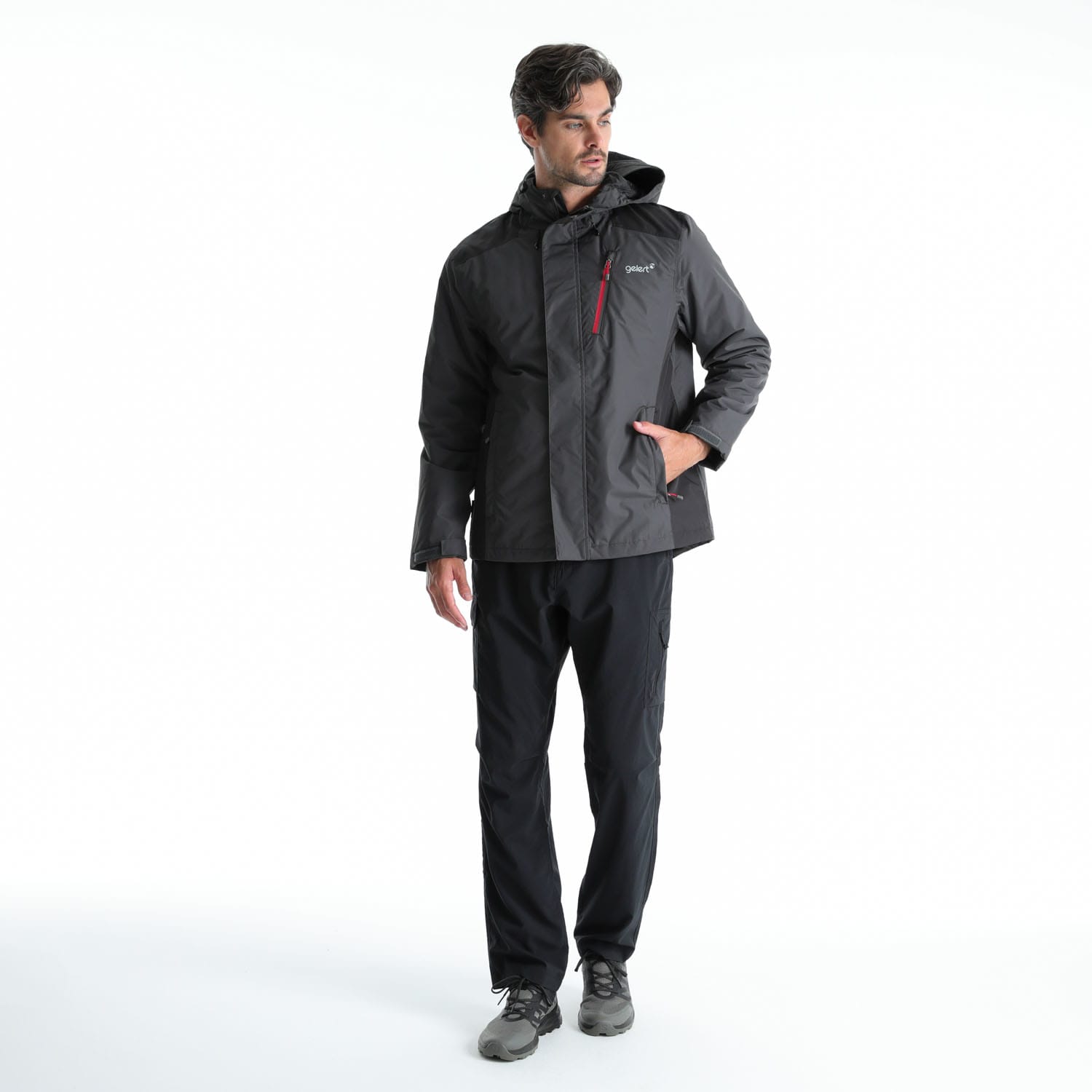 Gelert Men&#039;s Horizon Insulated Waterproof Jacket, product, variation 2