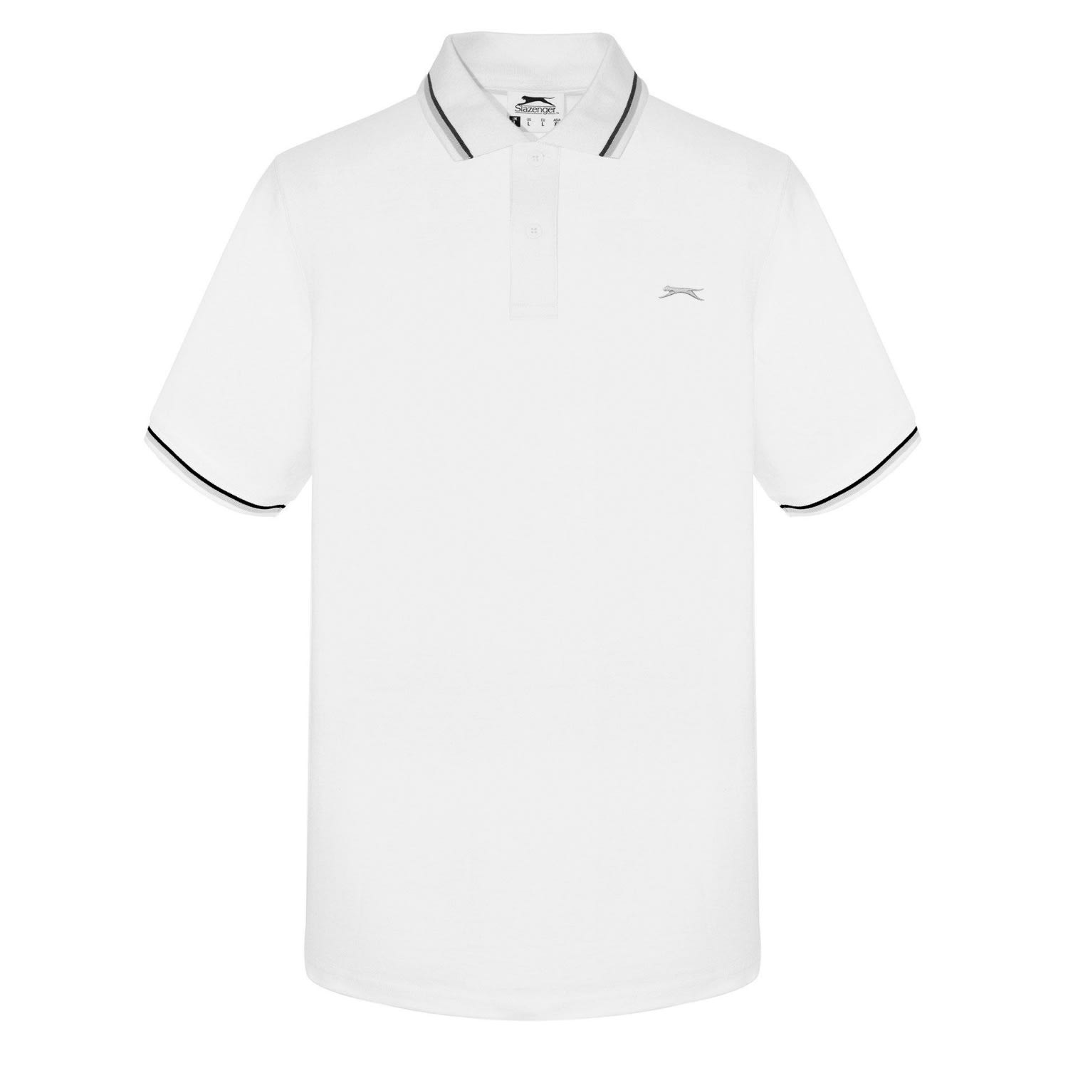 Slazenger Men&#039;s Golf Tipped Polo, product, variation 3