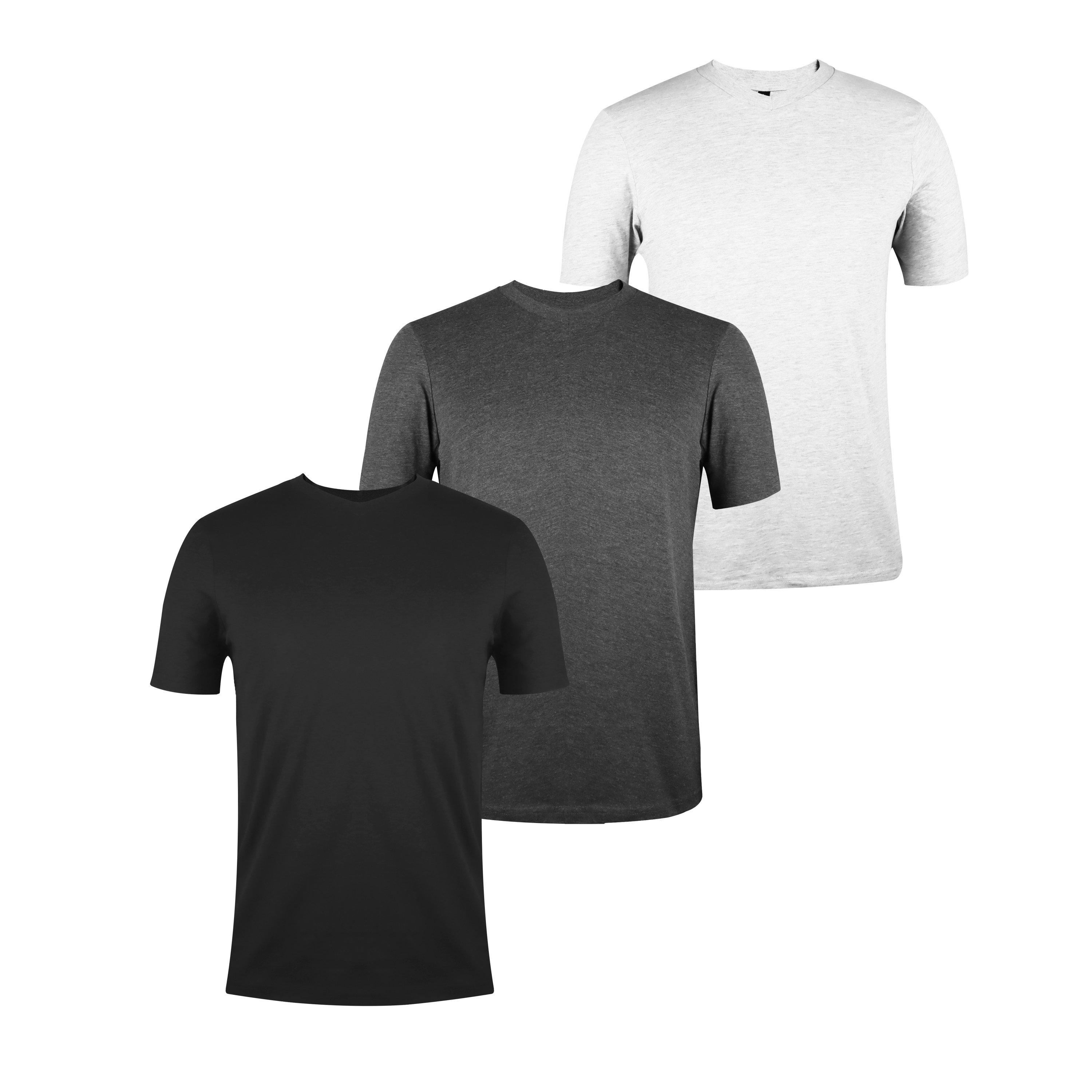 Donnay Men's 3-Pack V-Neck Tees